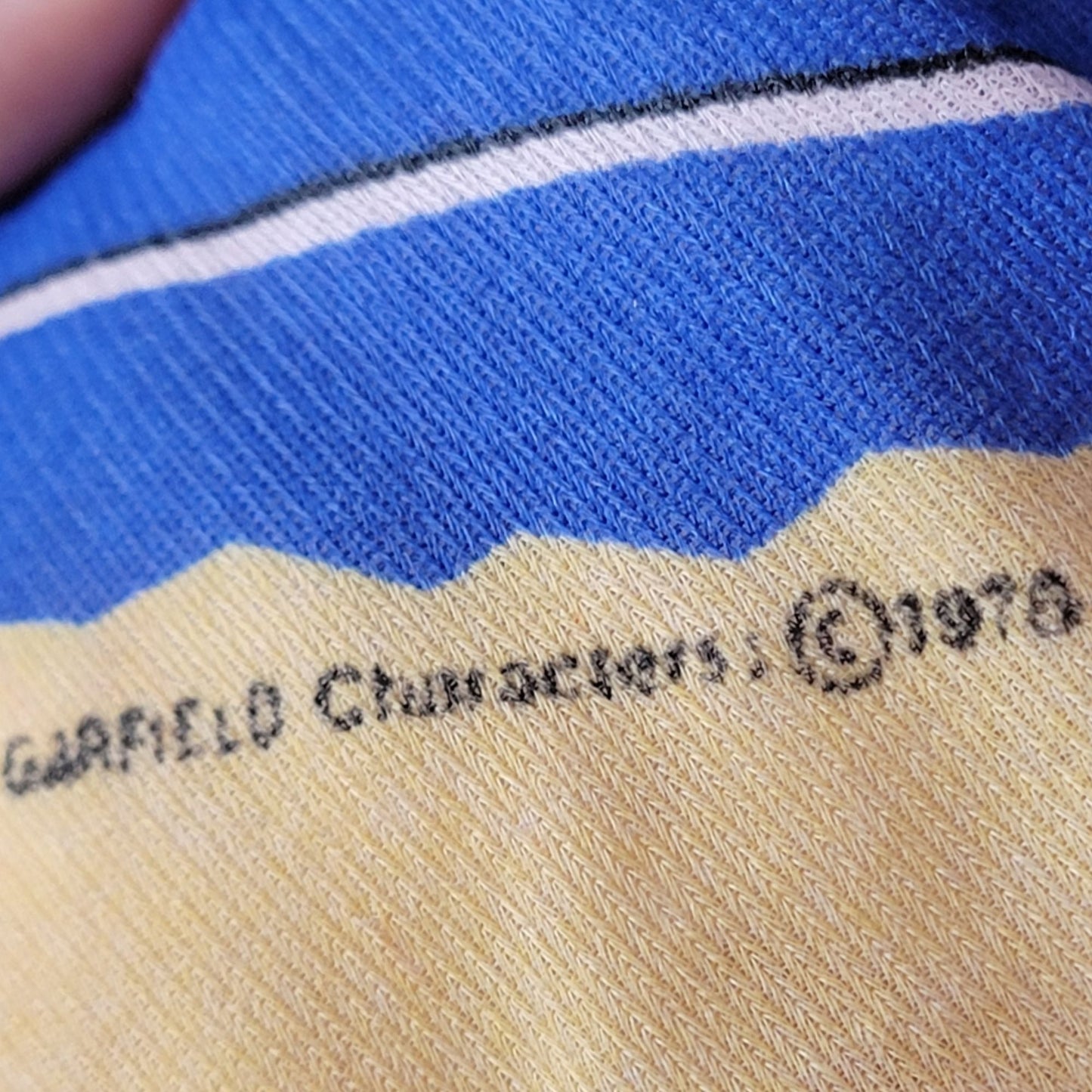 Garfield Rare Vintage 1978 Sleeping Bag Jim Davis 70s Blanket Comforter 68 x 32