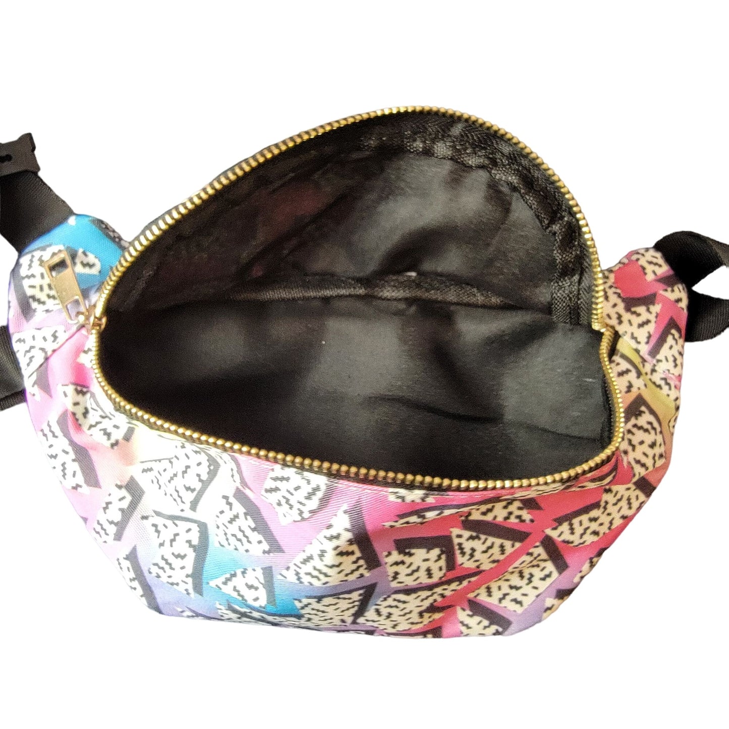 Retro 90s Belt Bag Travel Purse Handbag Women Silver New Adjustable Pink Blue