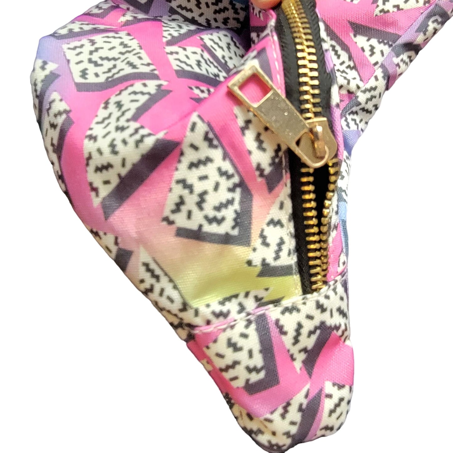 Retro 90s Belt Bag Travel Purse Handbag Women Silver New Adjustable Pink Blue