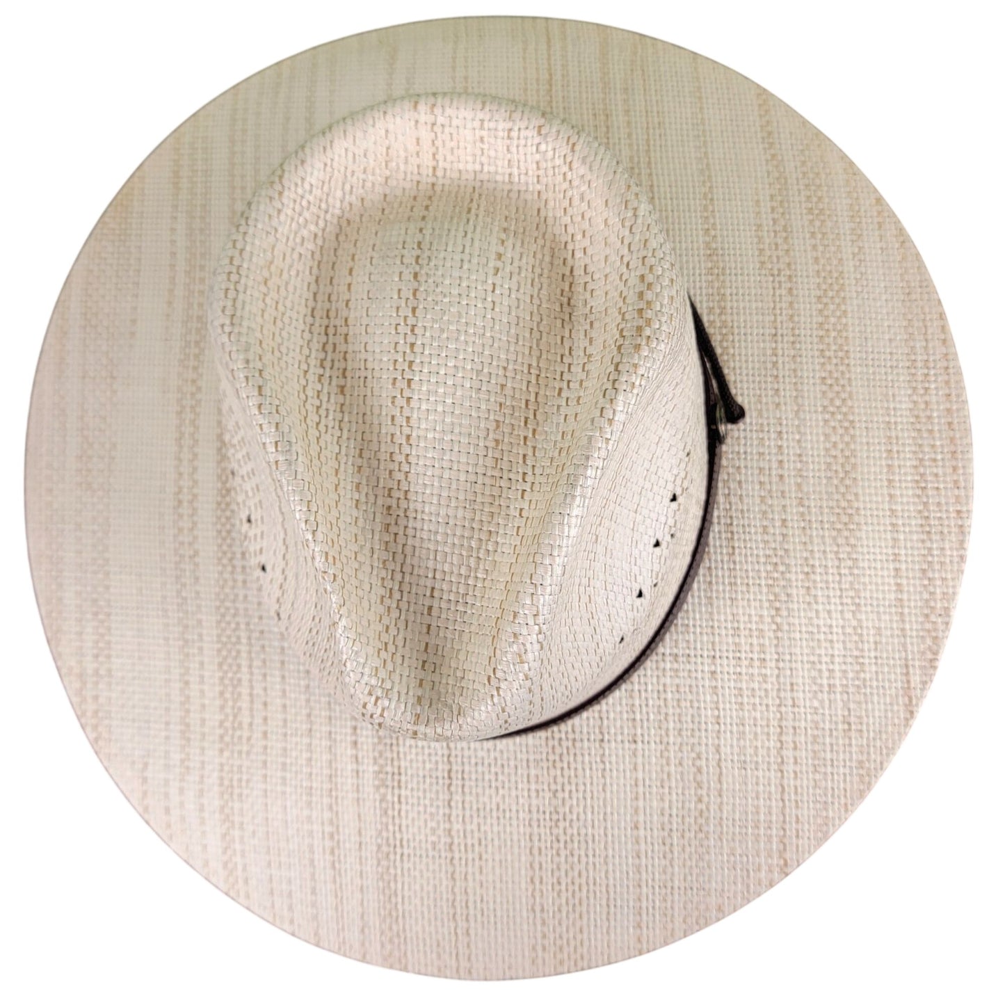 American Hat Makers Wide Brim Straw Sun Hat Small Women Barcelona Western Cowboy