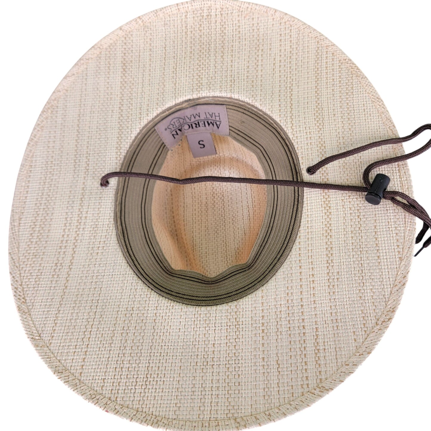 American Hat Makers Wide Brim Straw Sun Hat Small Women Barcelona Western Cowboy