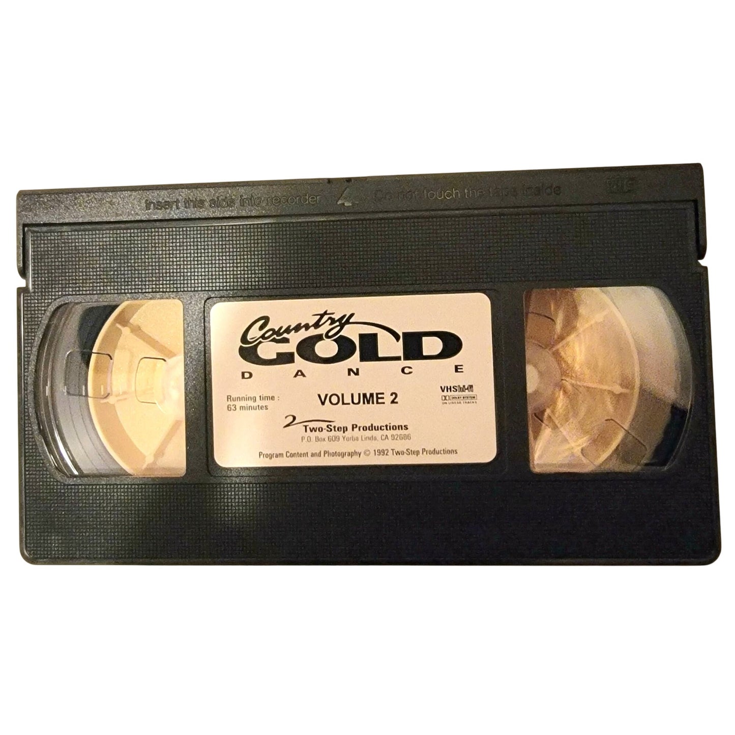 Country Gold Dance Instruction vol 1 2 VHS Movie Tape Lot Line Dancing Western