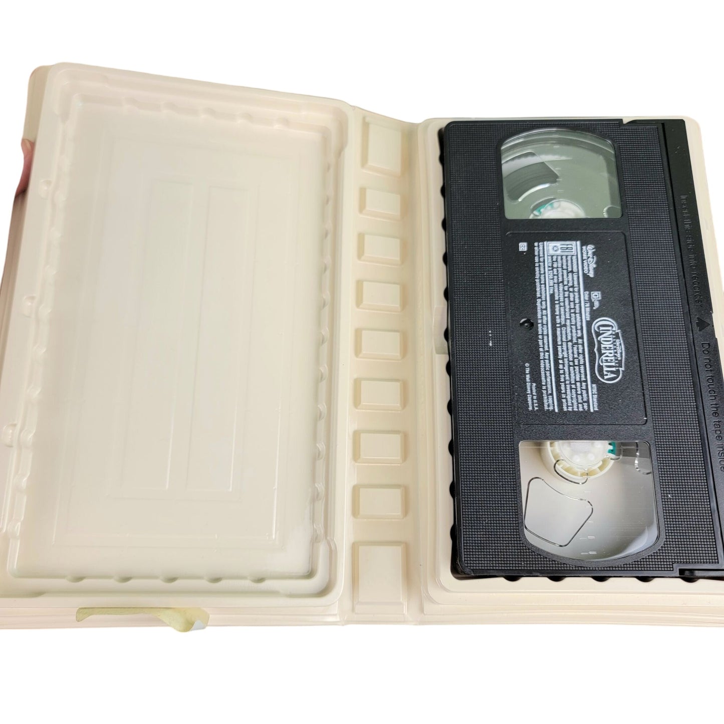 Disney Cinderella Vintage 90s VHS Movie Tape New Clamshell Plastic Case