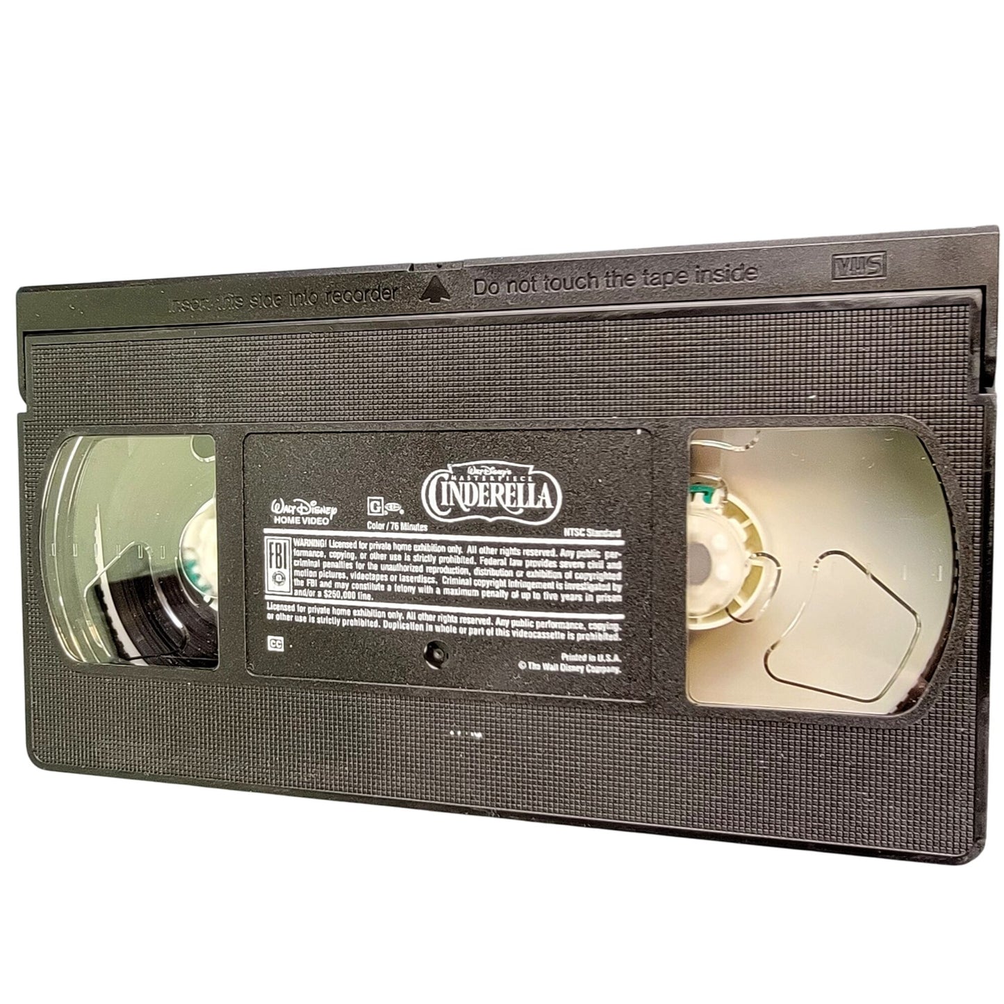 Disney Cinderella Vintage 90s VHS Movie Tape New Clamshell Plastic Case