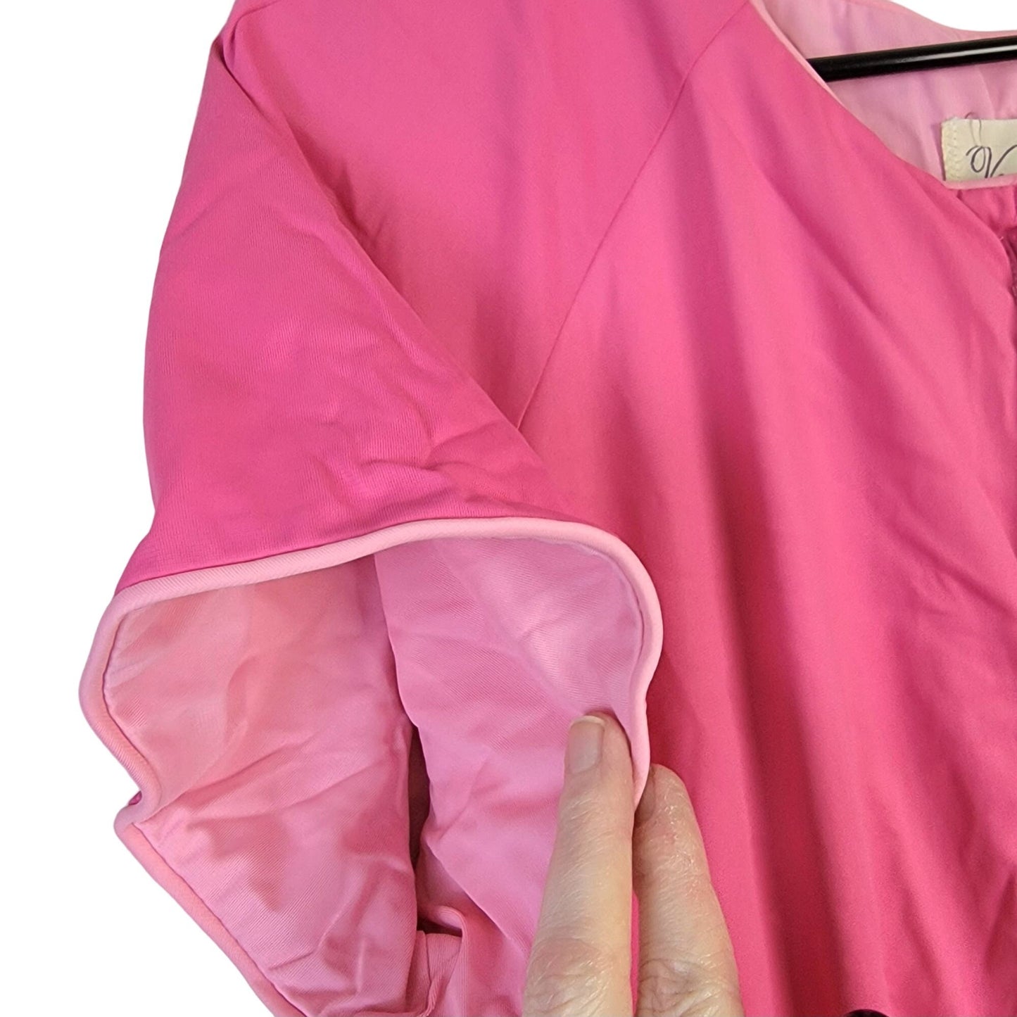 Vanity Fair Vintage 70s House Dress Robe Women Large Pink Night Gown