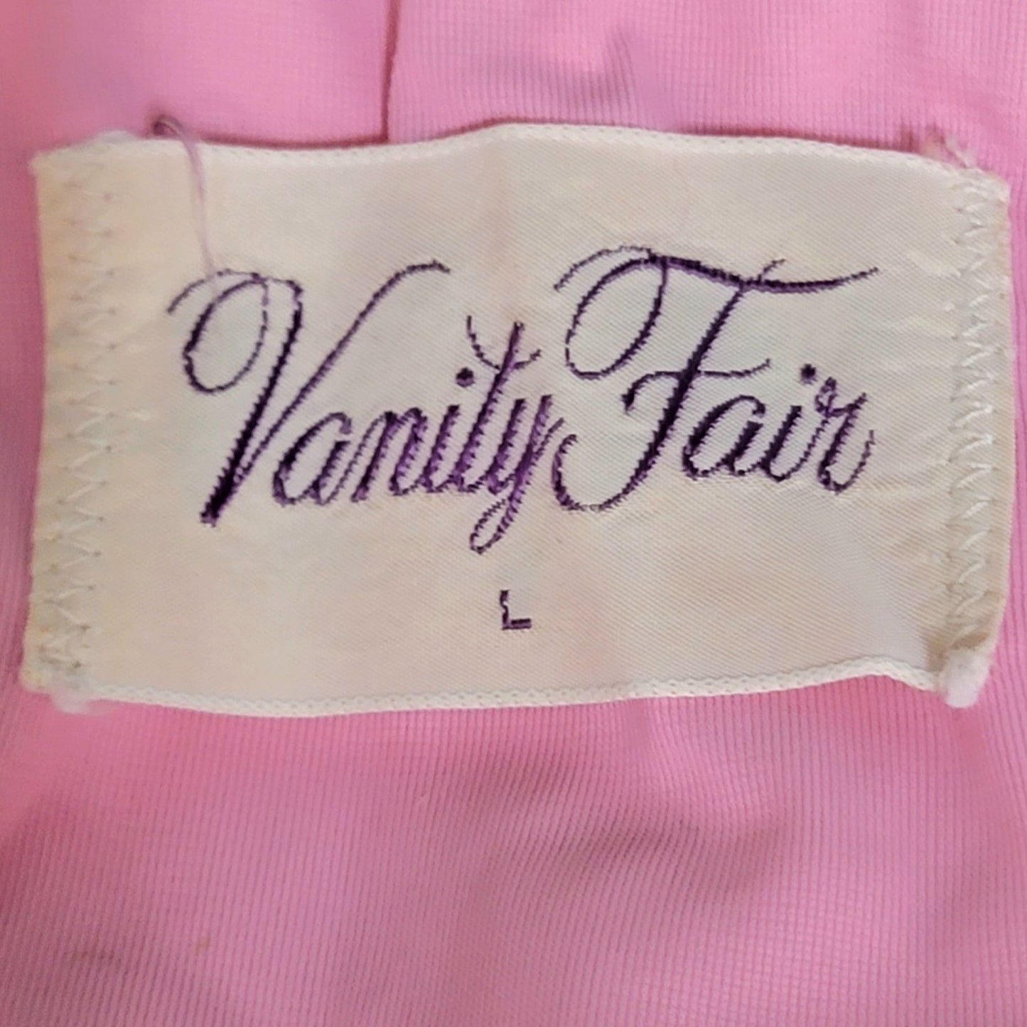 Vanity Fair Vintage 70s House Dress Robe Women Large Pink Night Gown