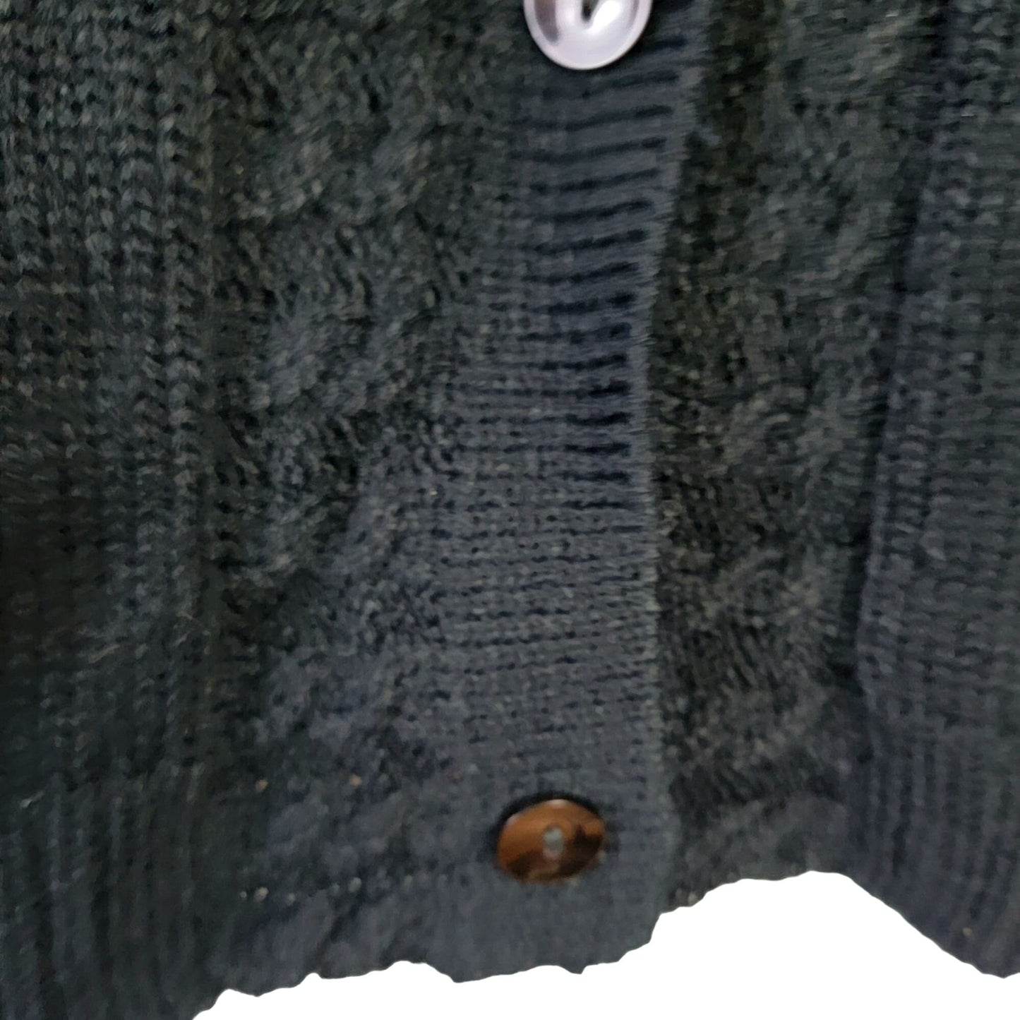 Vintage 90s Long Sweater Vest Women Large Black Oversized