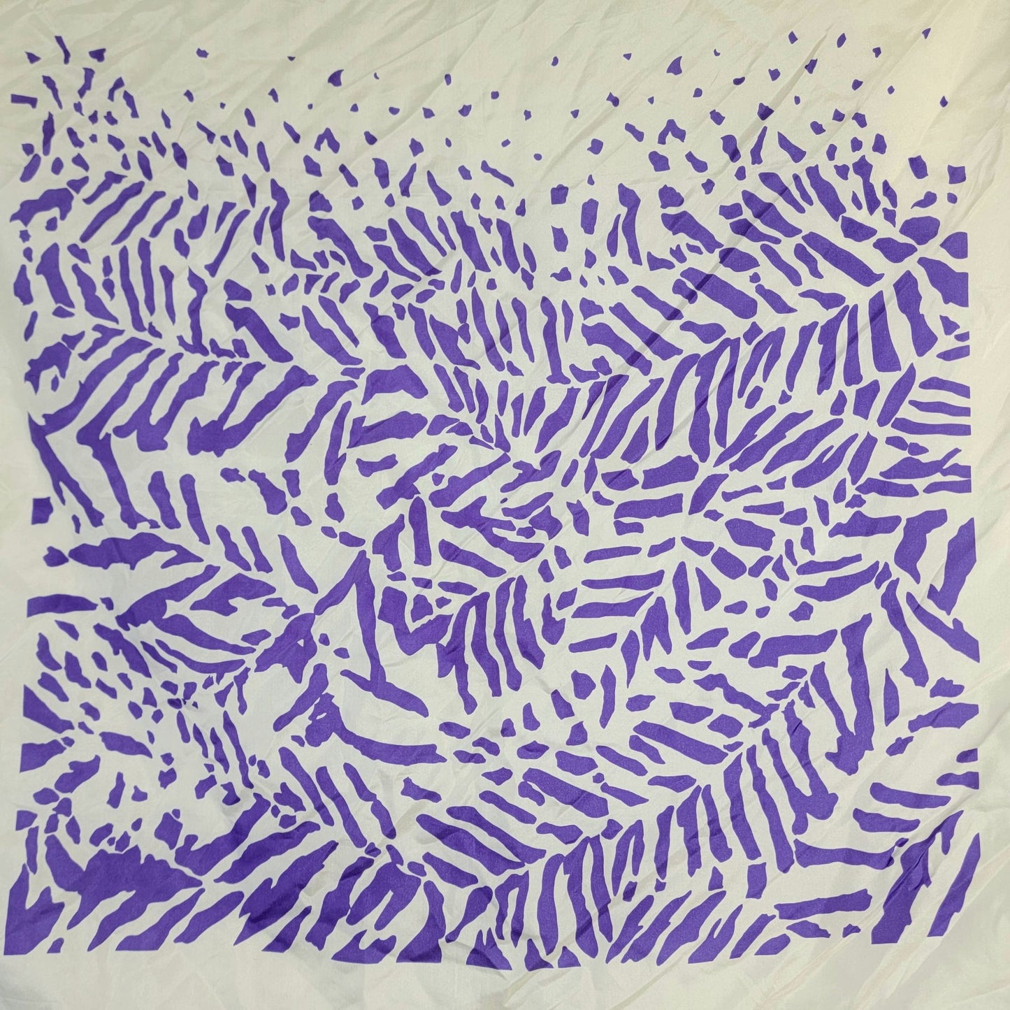 Vintage Purple Abstract Scarf Women Accessories
