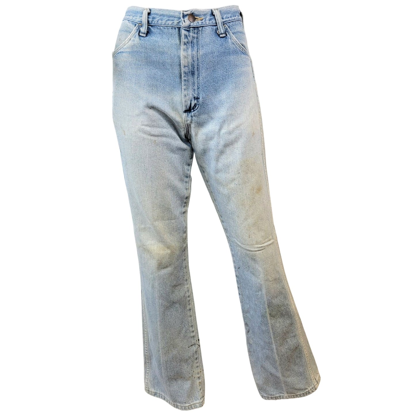 Rustler Jeans Vintage 80s 30 x 32 Women High Rise Boot Cut Light Wash Denim Pant
