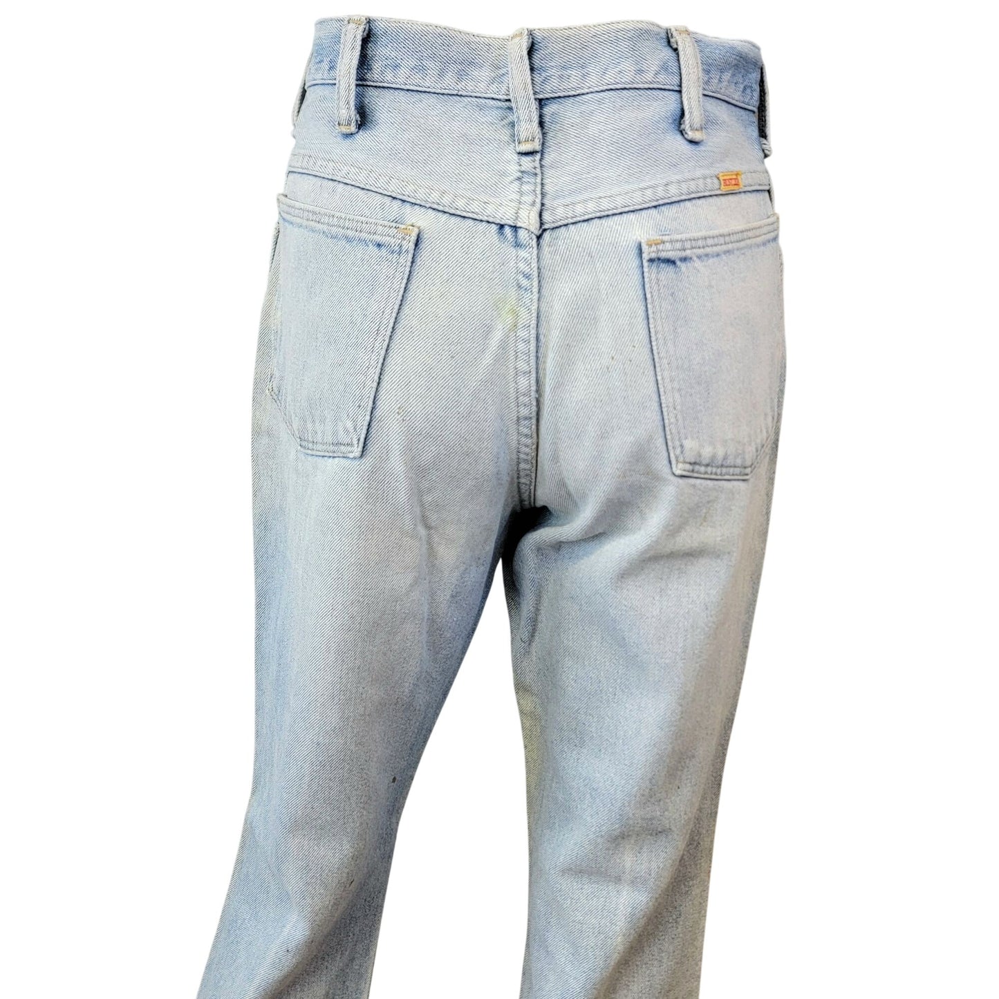 Rustler Jeans Vintage 80s 30 x 32 Women High Rise Boot Cut Light Wash Denim Pant