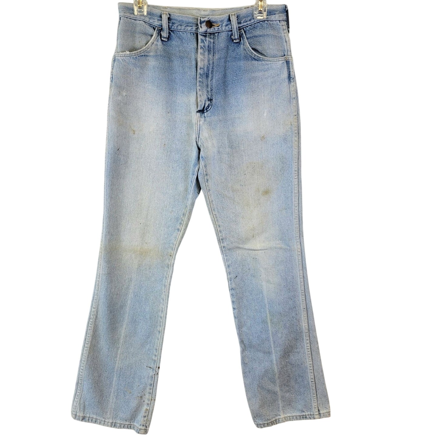 Rustler Jeans Vintage 80s 30 x 32 Women High Rise Boot Cut Light Wash Denim Pant