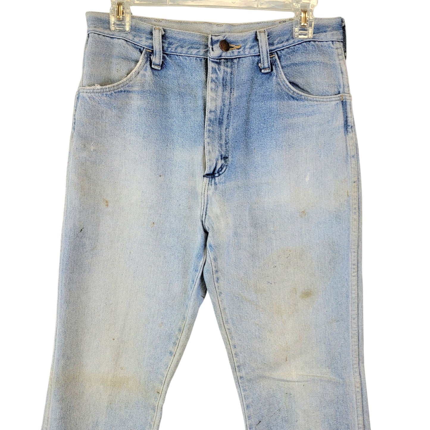 Rustler Jeans Vintage 80s 30 x 32 Women High Rise Boot Cut Light Wash Denim Pant
