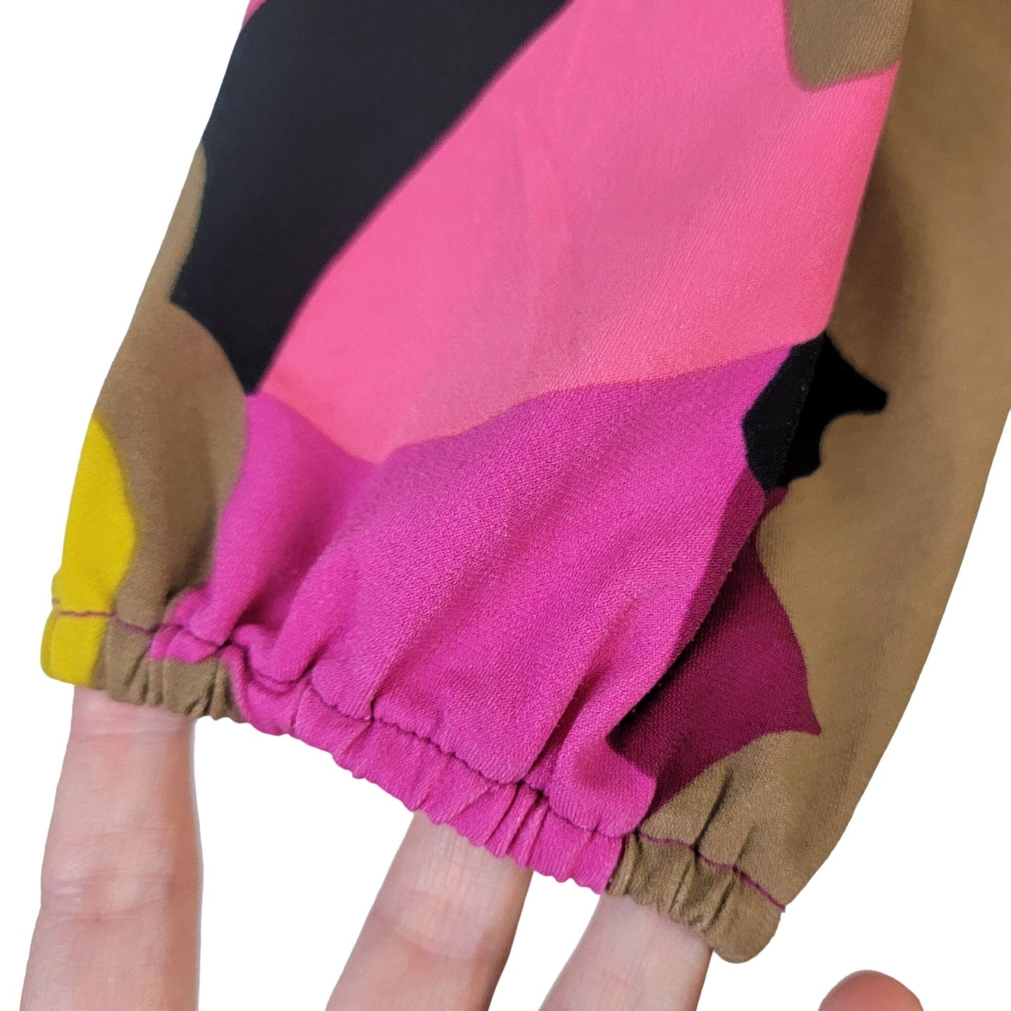 Madison Colorful Retro Mod Shift Dress Women Small Knee Length
