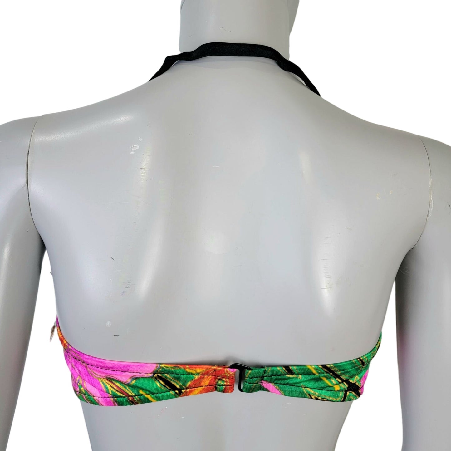 Catalina Vintage 80s Bikini Women 12 Swim Top High Cut Bottom Beach