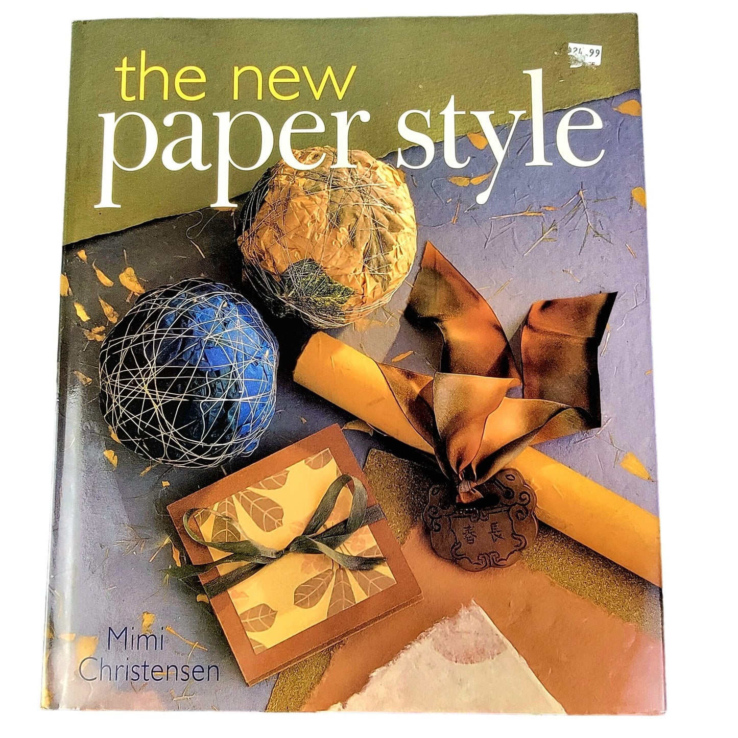 Vintage 2001 The New Paper Style Hardcover Book Craft How To Making Gift Wrap