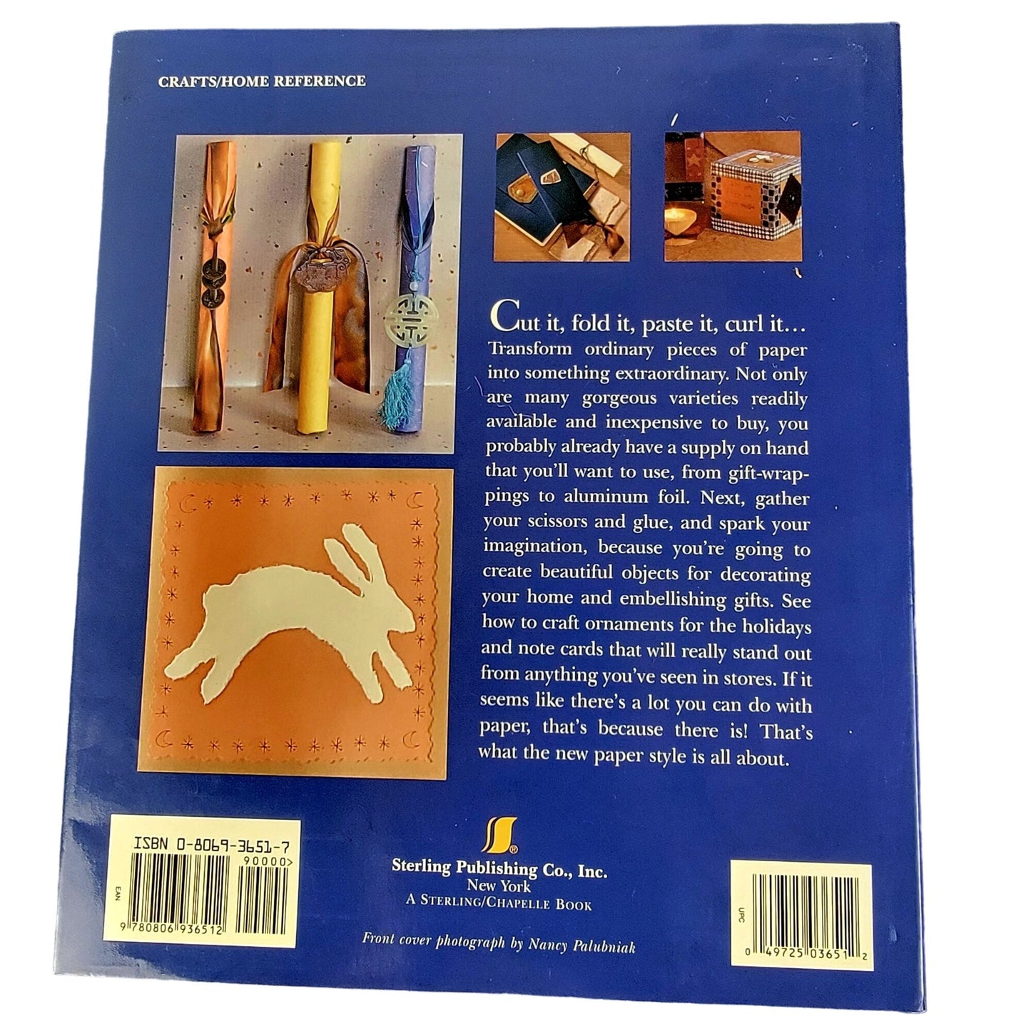 Vintage 2001 The New Paper Style Hardcover Book Craft How To Making Gift Wrap