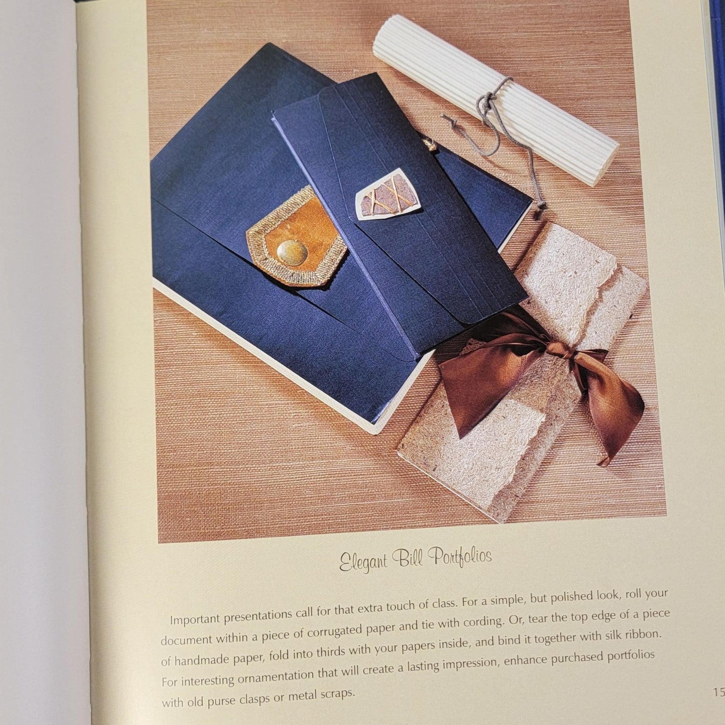 Vintage 2001 The New Paper Style Hardcover Book Craft How To Making Gift Wrap