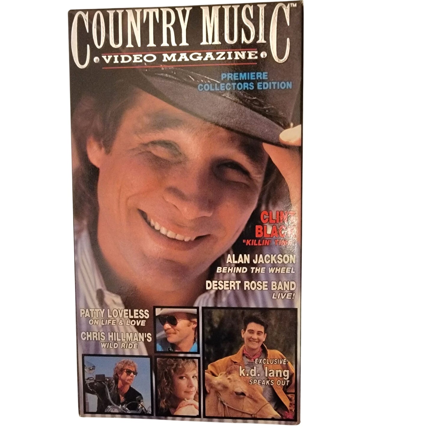 Country Music Video Magazine vol 1 VHS Movie Tape Vintage 90s Clint Black Reba