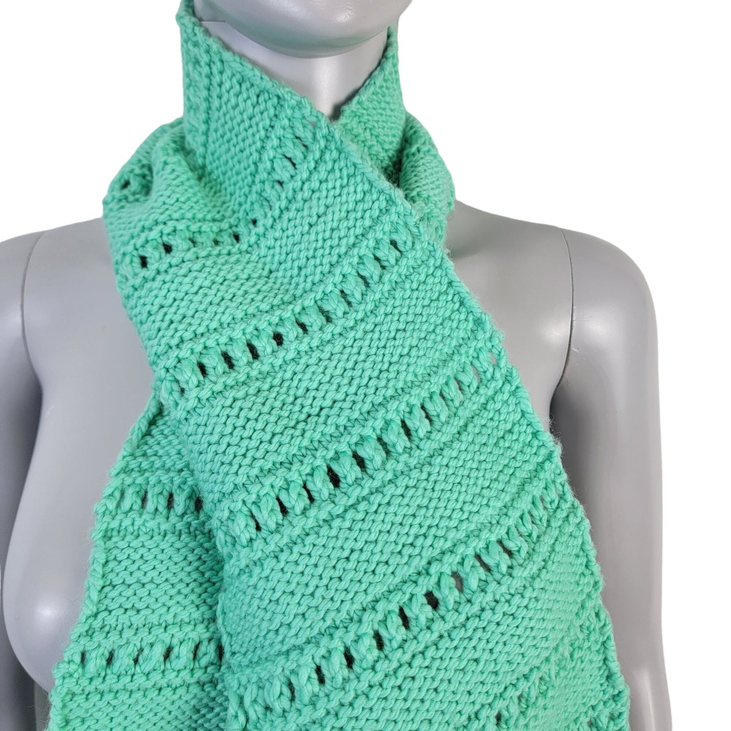 Mint Green Scarf Women Winter Accessories Handmade