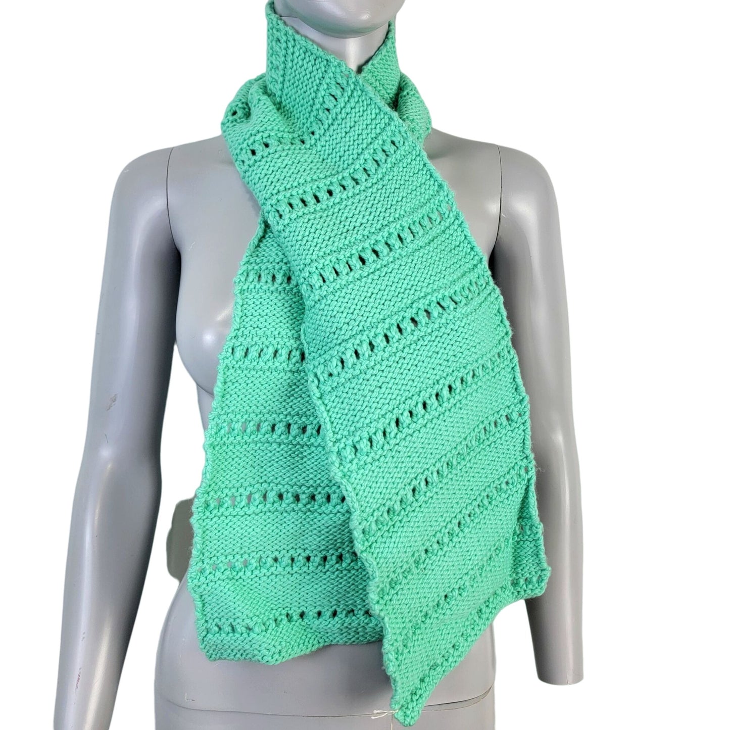 Mint Green Scarf Women Winter Accessories Handmade