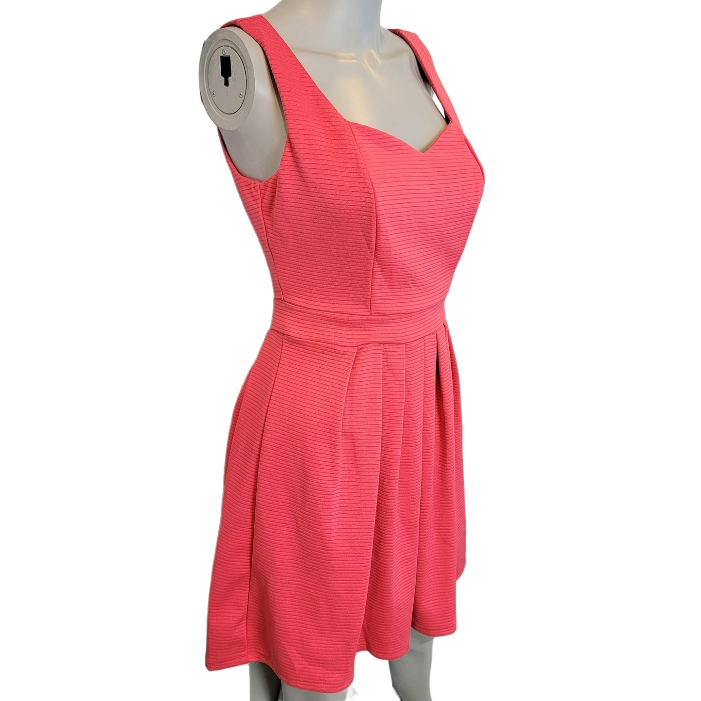 Nanette Lepore Vintage Heart Mini Dress Women Medium Pink