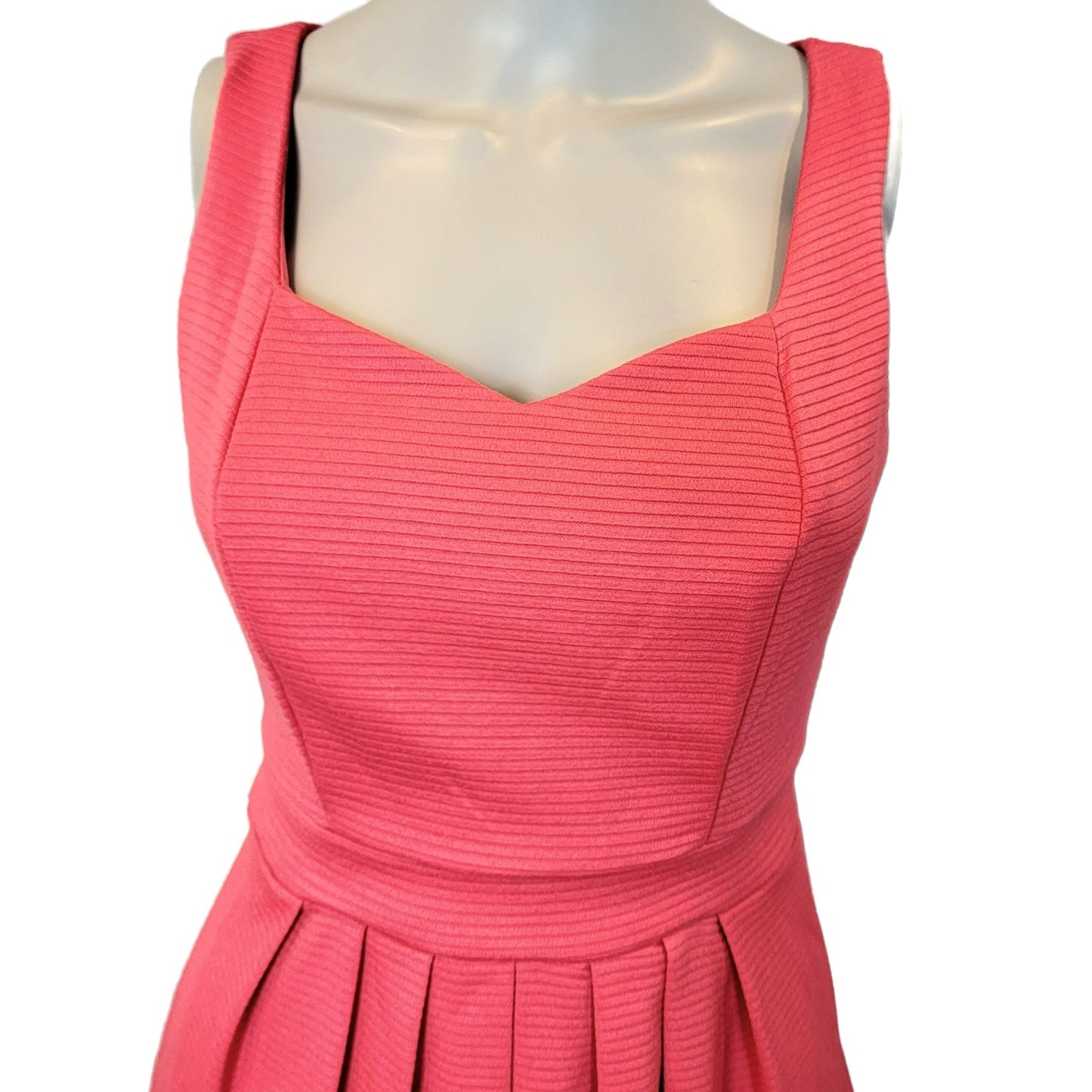 Nanette Lepore Vintage Heart Mini Dress Women Medium Pink