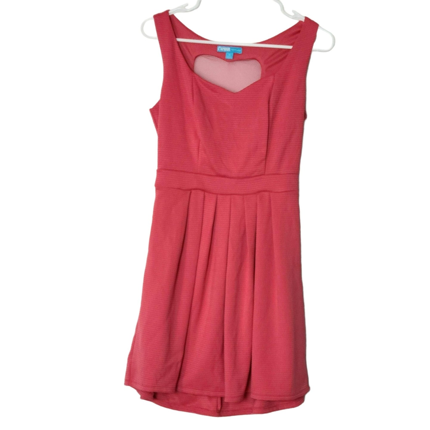 Nanette Lepore Vintage Heart Mini Dress Women Medium Pink