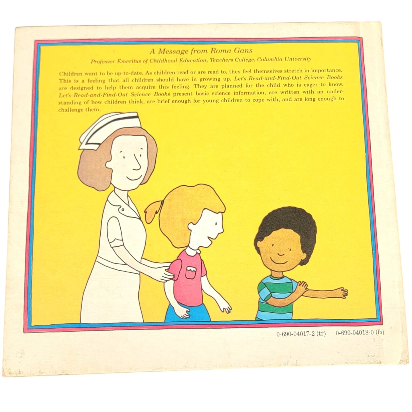 No Measles No Mumps For Me Vintage 80s Hardcover Book Children Nonfiction Health Science Education Let's Read and Find Out Edition 1980