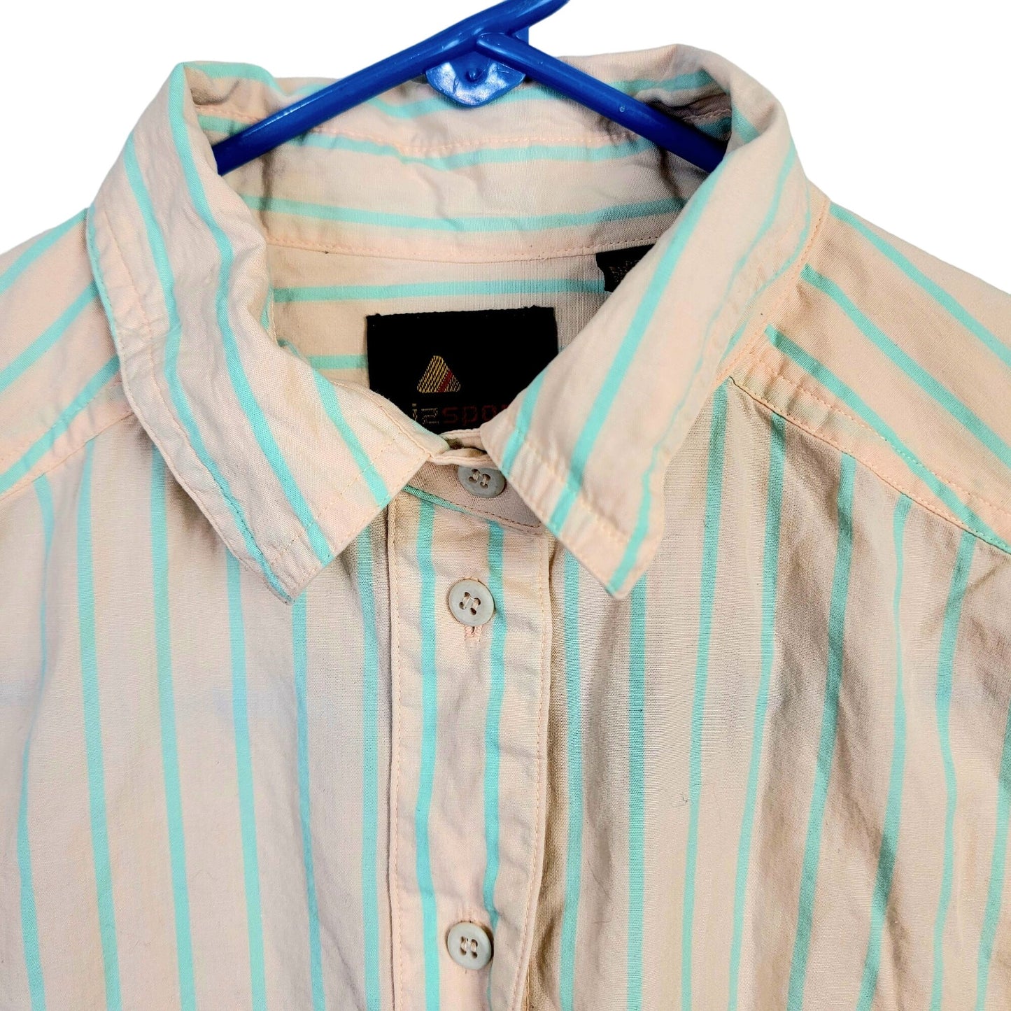 Liz Claiborne Vintage 80s Shirt Women Medium 8 10 Button Collar Top