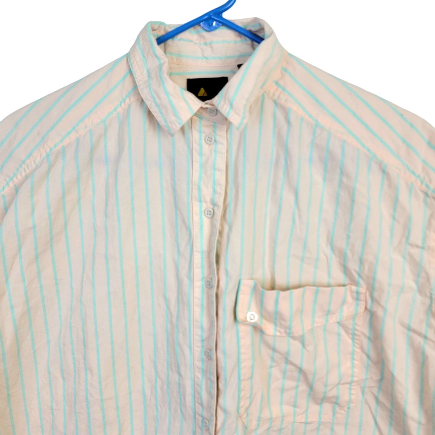 Liz Claiborne Vintage 80s Shirt Women Medium 8 10 Button Collar Top
