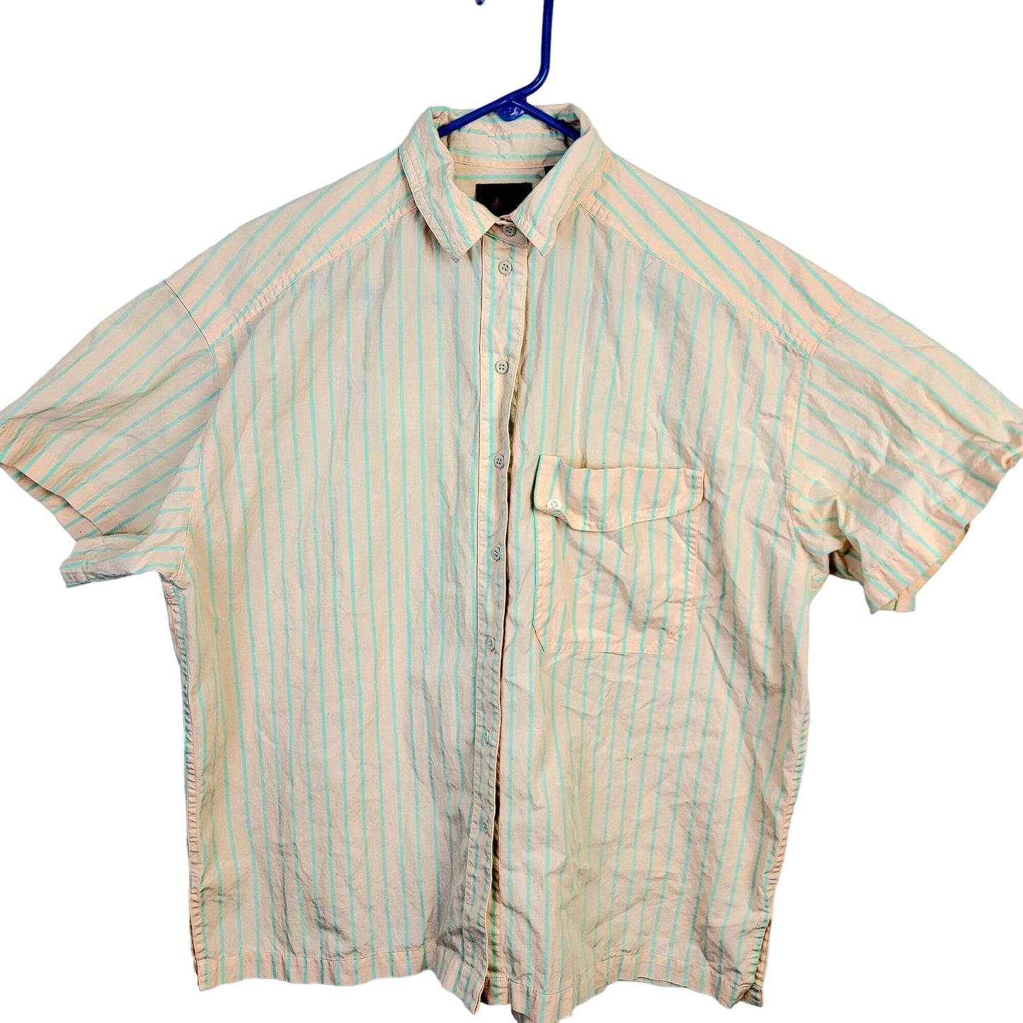 Liz Claiborne Vintage 80s Shirt Women Medium 8 10 Button Collar Top