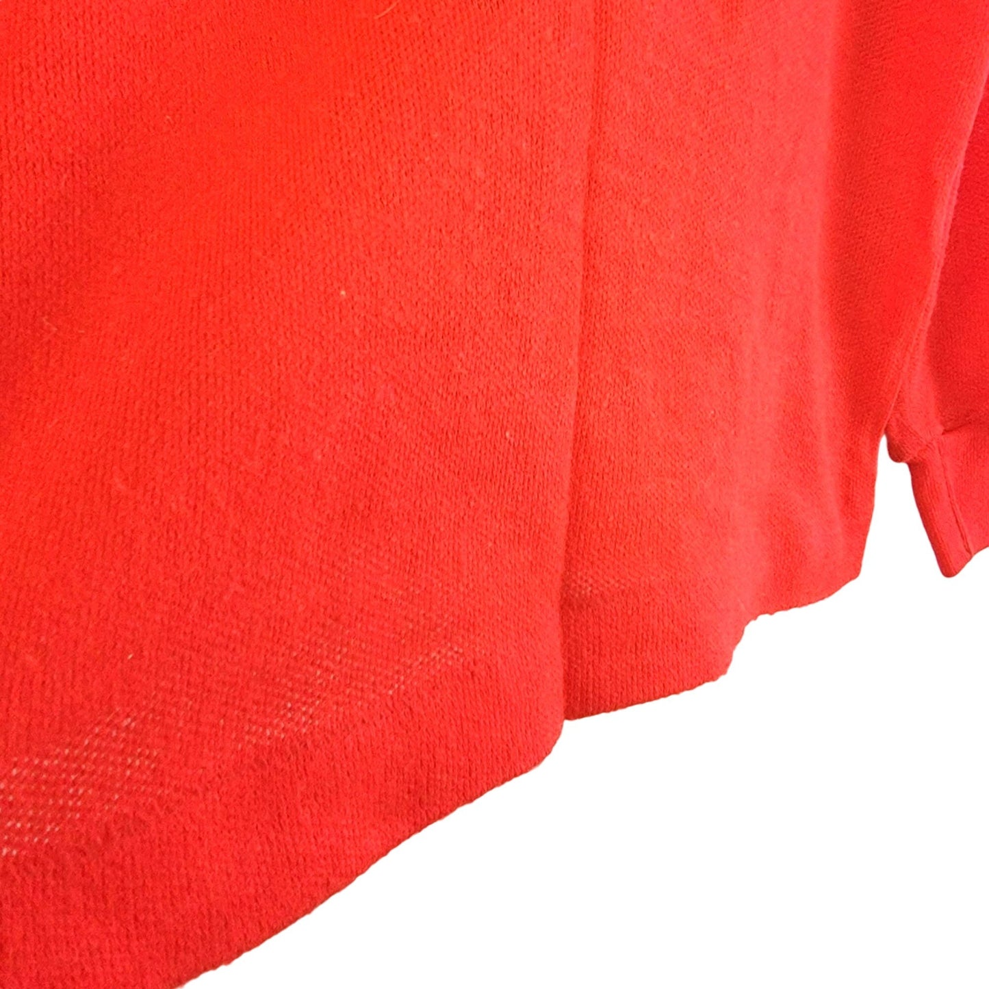 Vintage 60s Embroidered Horse Polo Shirt Boy 4 Red Long Sleeve