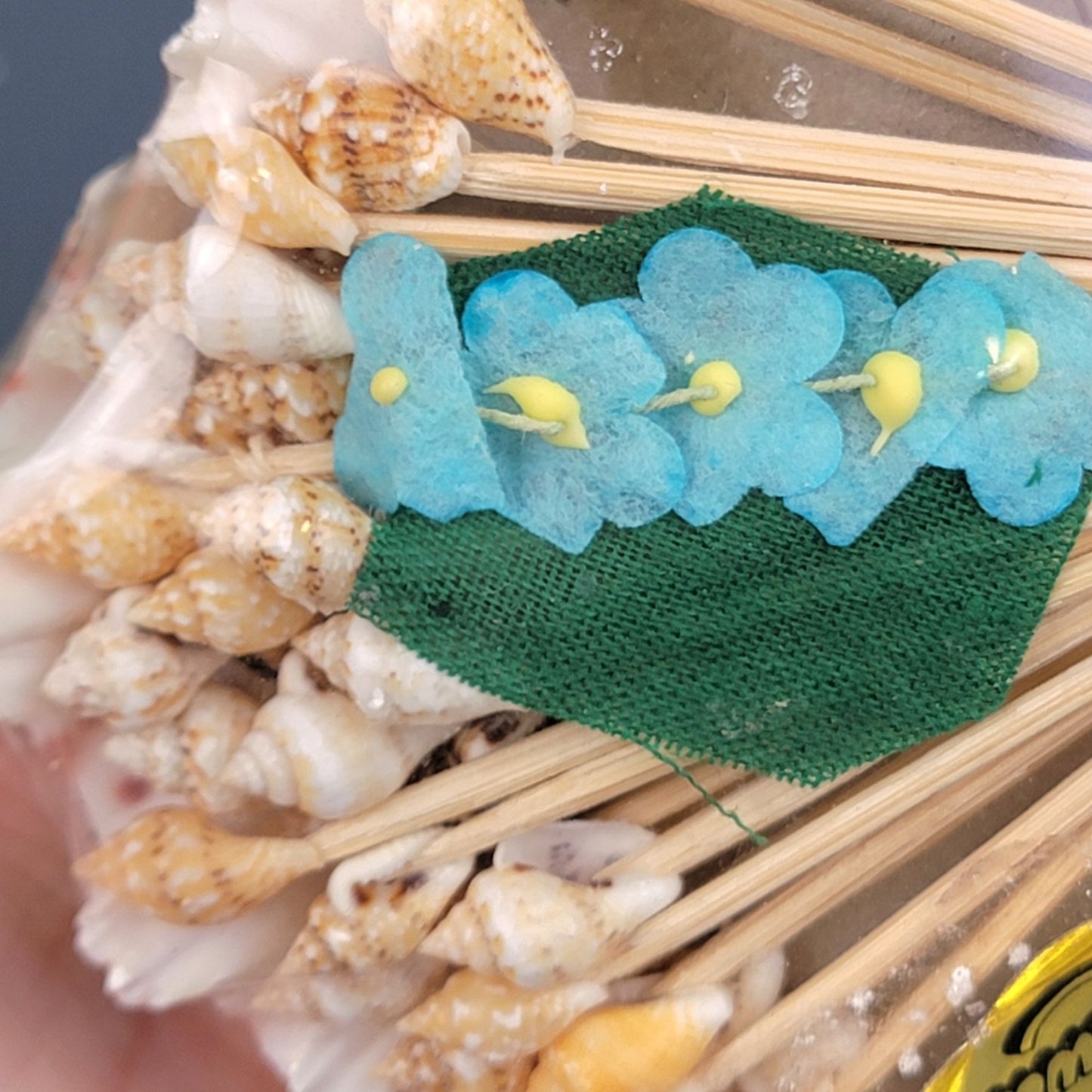 Vintage 80s Appetizer Toothpick Cocktail Picks Seashell Beach Hawaii Souvenir