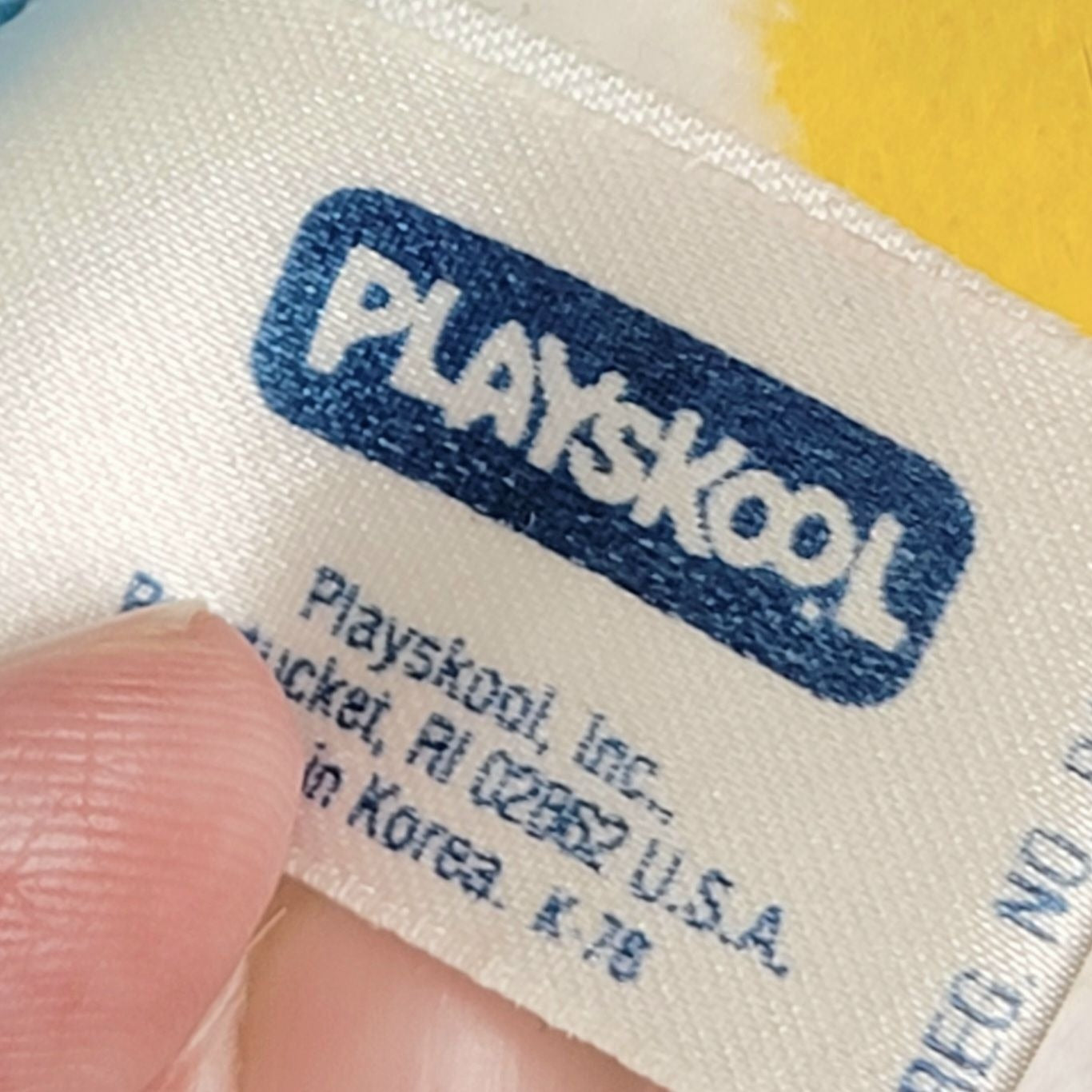 Vintage 1984 Disney Babies Donald Duck Stuffed Animal Playskool 80s Toy Child