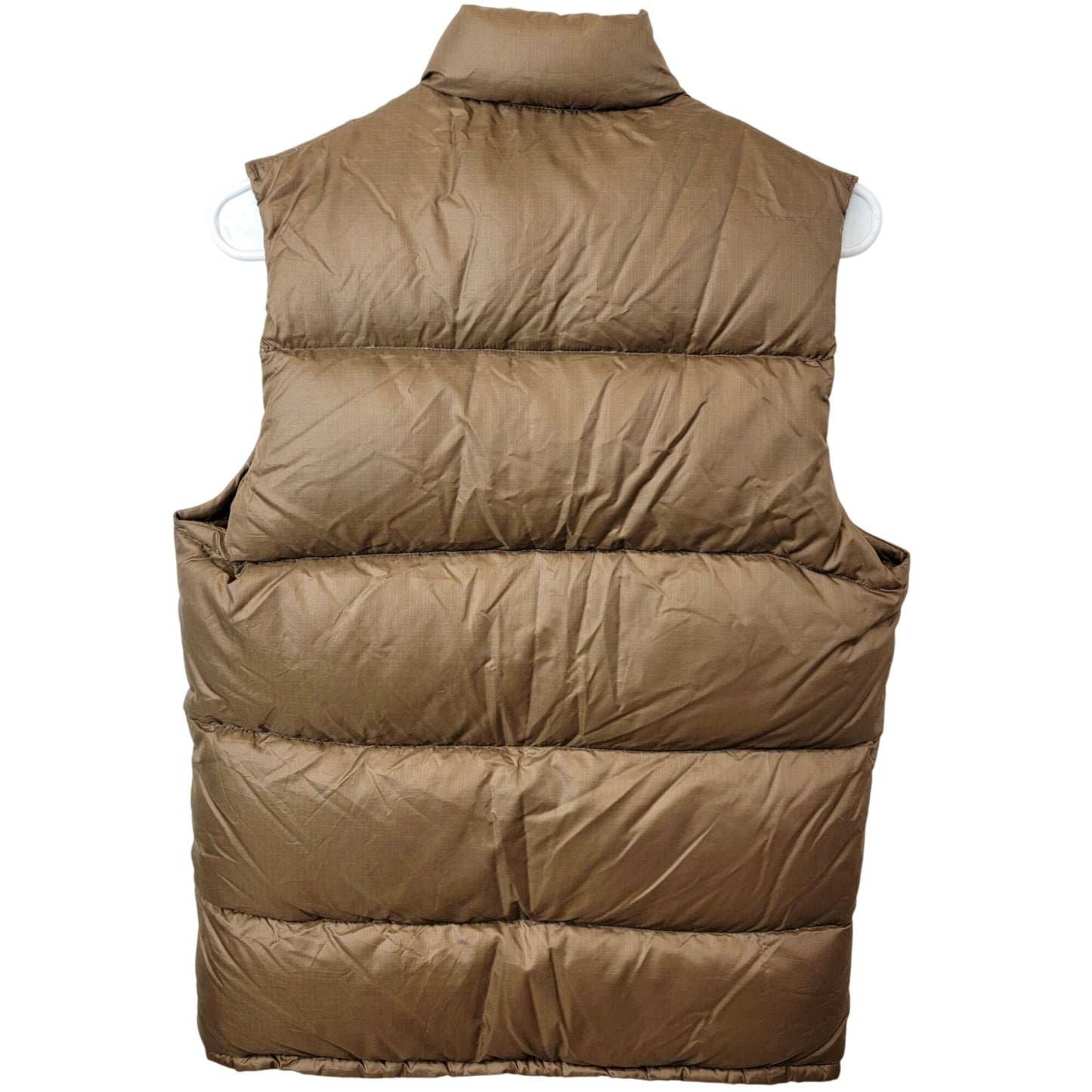 Sears Vintage 80s Puff Vest Men Small Brown Jacket Western Outdoors Coat Winter