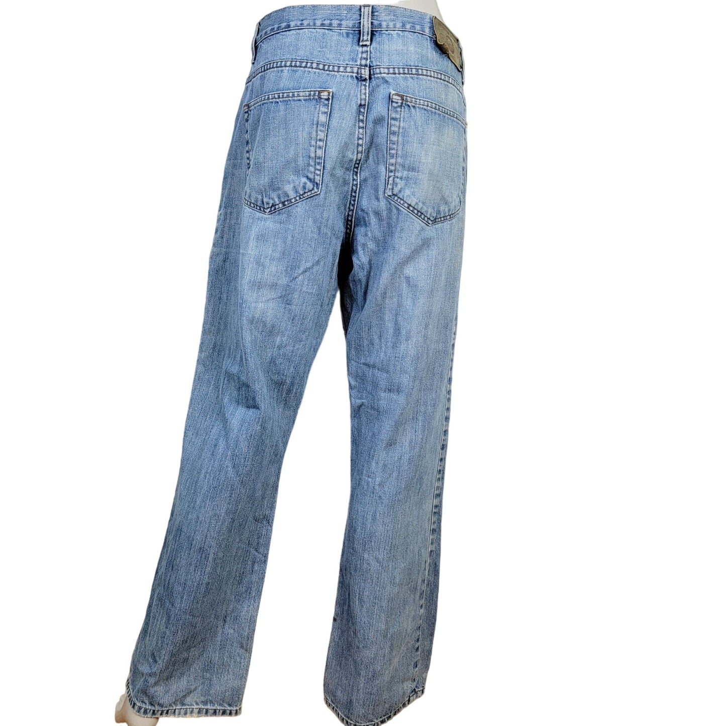 Eddie Bauer Vintage Y2K Jeans Men 34 x 32 Boot Cut Medium Wash Denim