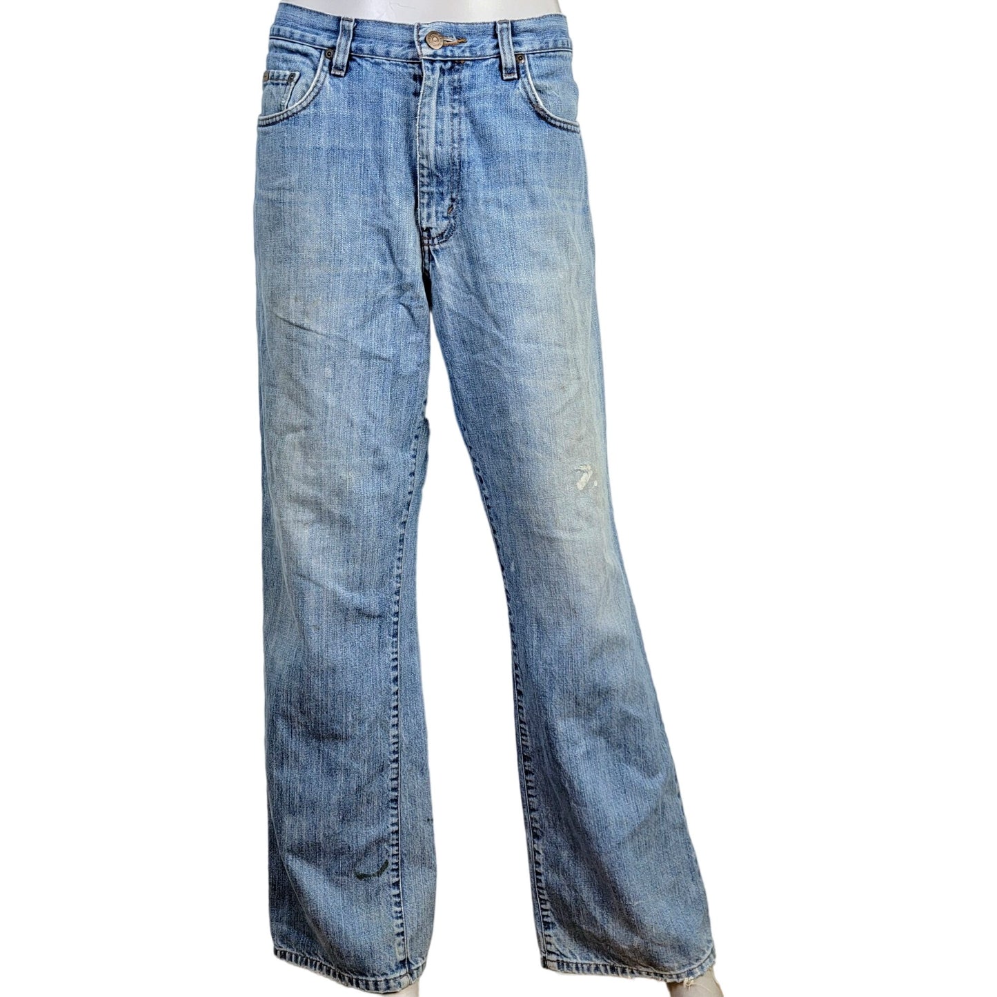 Eddie Bauer Vintage Y2K Jeans Men 34 x 32 Boot Cut Medium Wash Denim