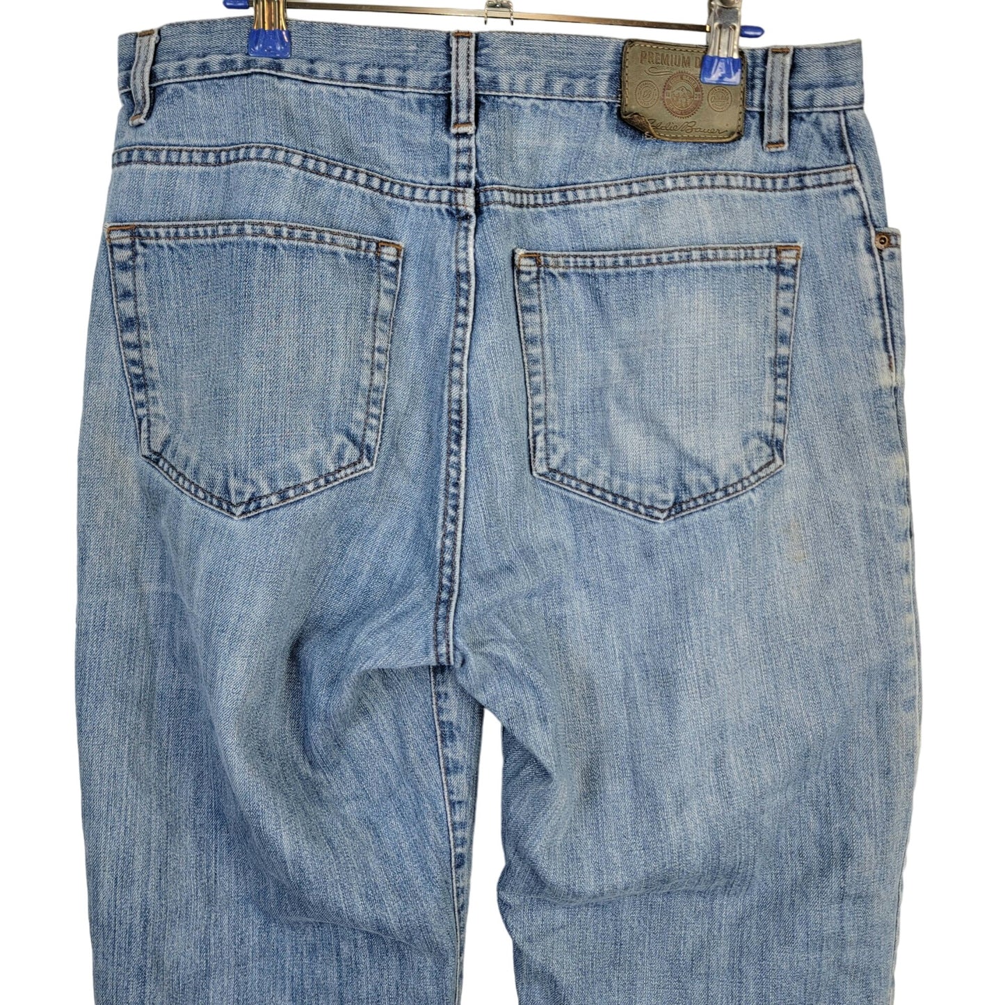 Eddie Bauer Vintage Y2K Jeans Men 34 x 32 Boot Cut Medium Wash Denim