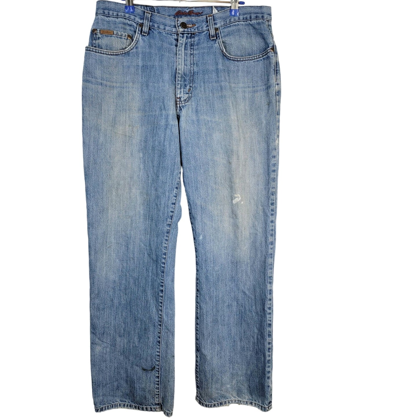 Eddie Bauer Vintage Y2K Jeans Men 34 x 32 Boot Cut Medium Wash Denim