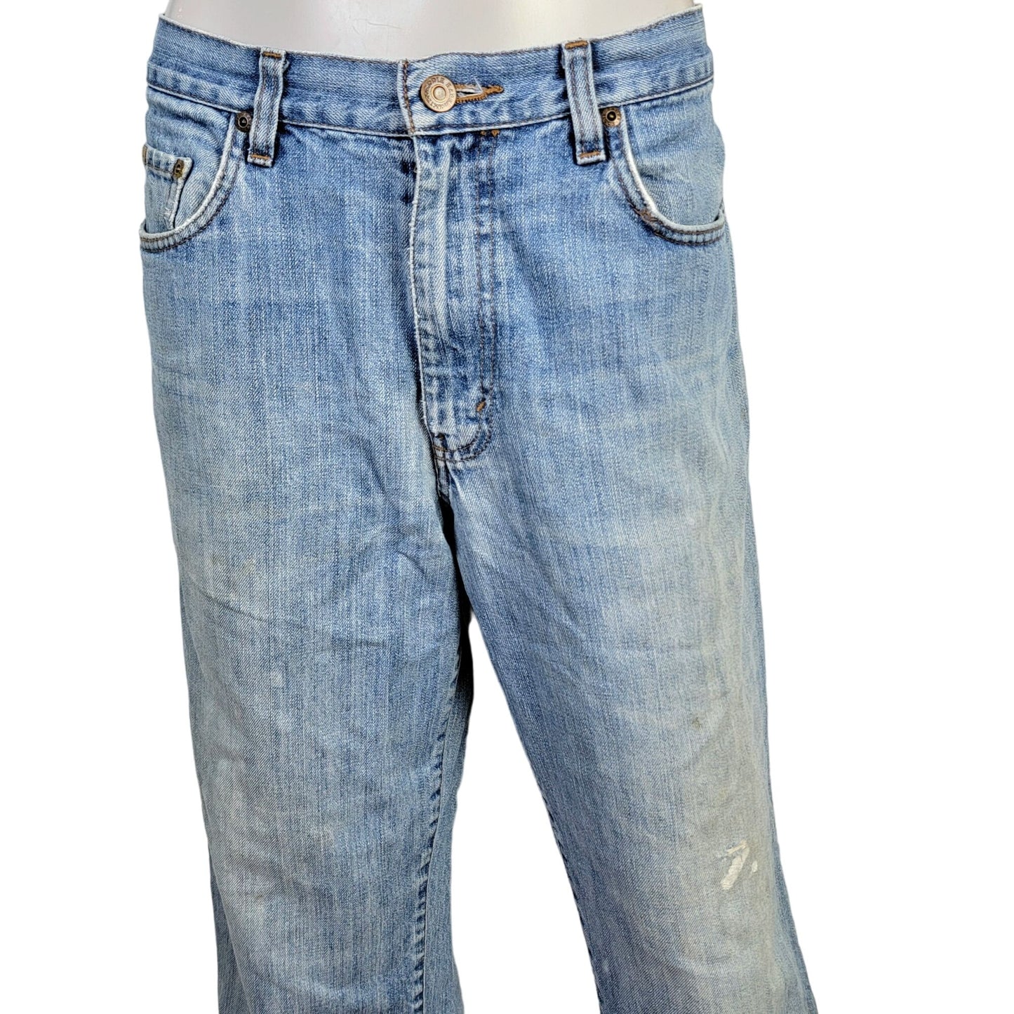 Eddie Bauer Vintage Y2K Jeans Men 34 x 32 Boot Cut Medium Wash Denim