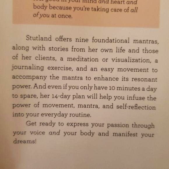 Mantras in Motion Manifest Mindful Movement Mind Body Spirit Yoga Hardcover Book