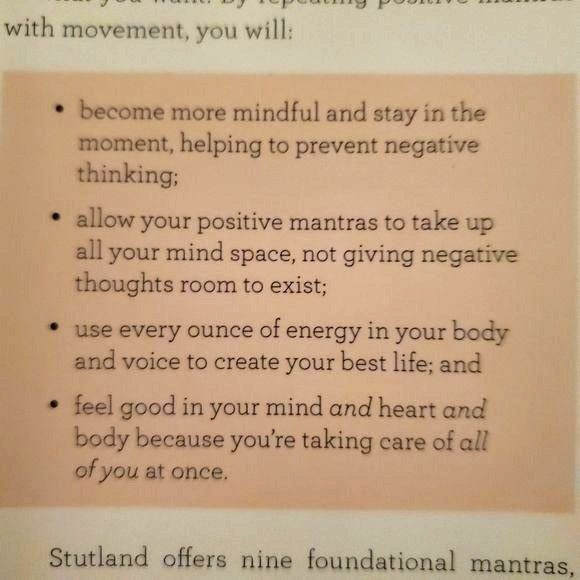 Mantras in Motion Manifest Mindful Movement Mind Body Spirit Yoga Hardcover Book