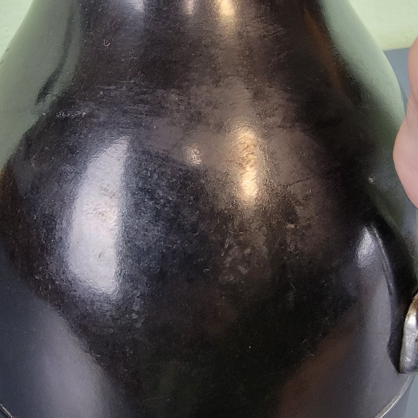 Thermos Vintage 40s Bakelite Carafe Pitcher Black Silver Stopper Kitchen Hot Cold
