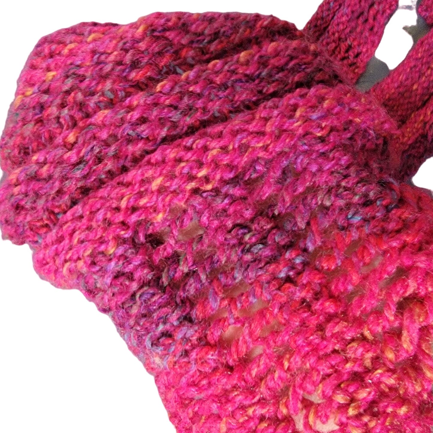 Colorful Pink Scarf Women Winter Accessories Purple