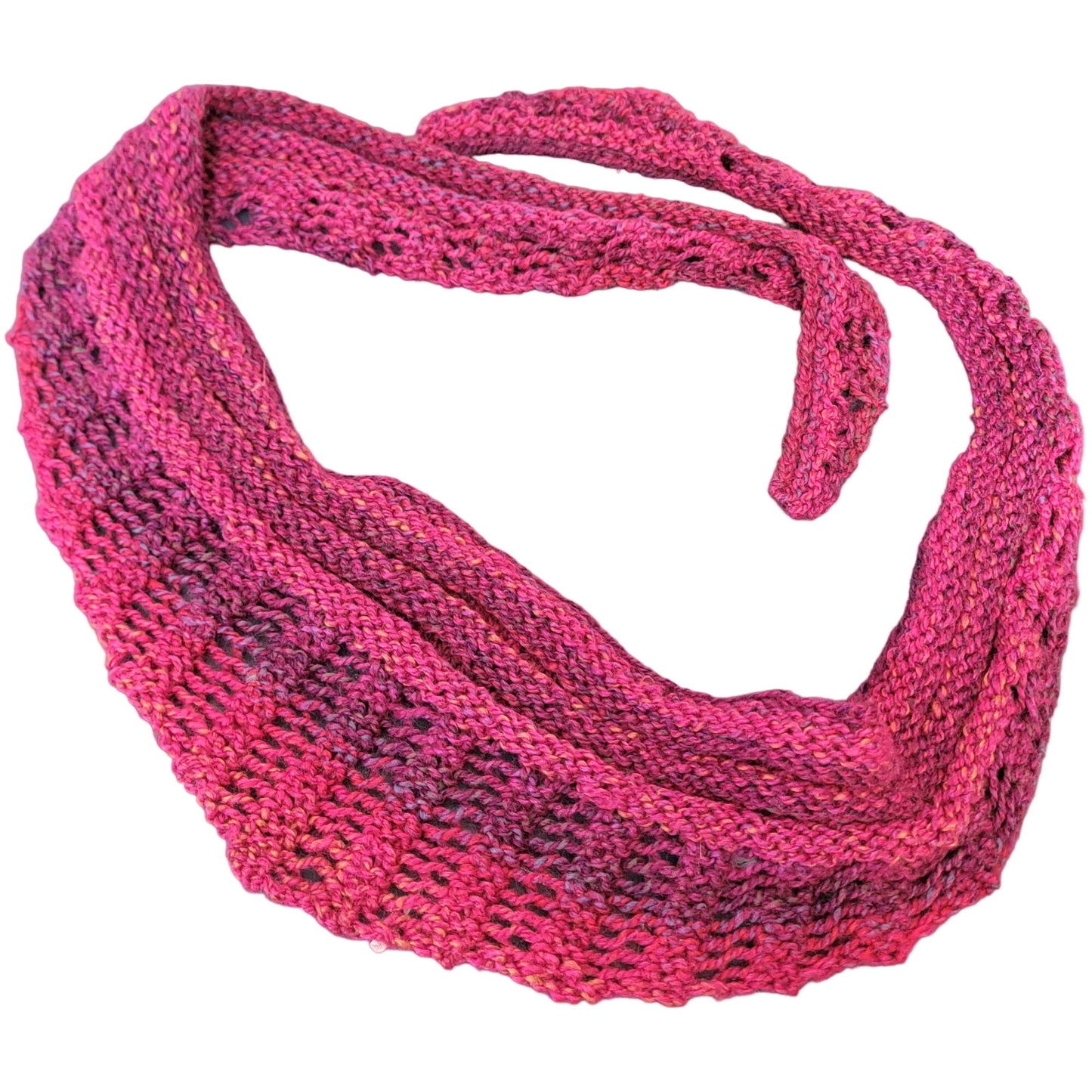 Colorful Pink Scarf Women Winter Accessories Purple