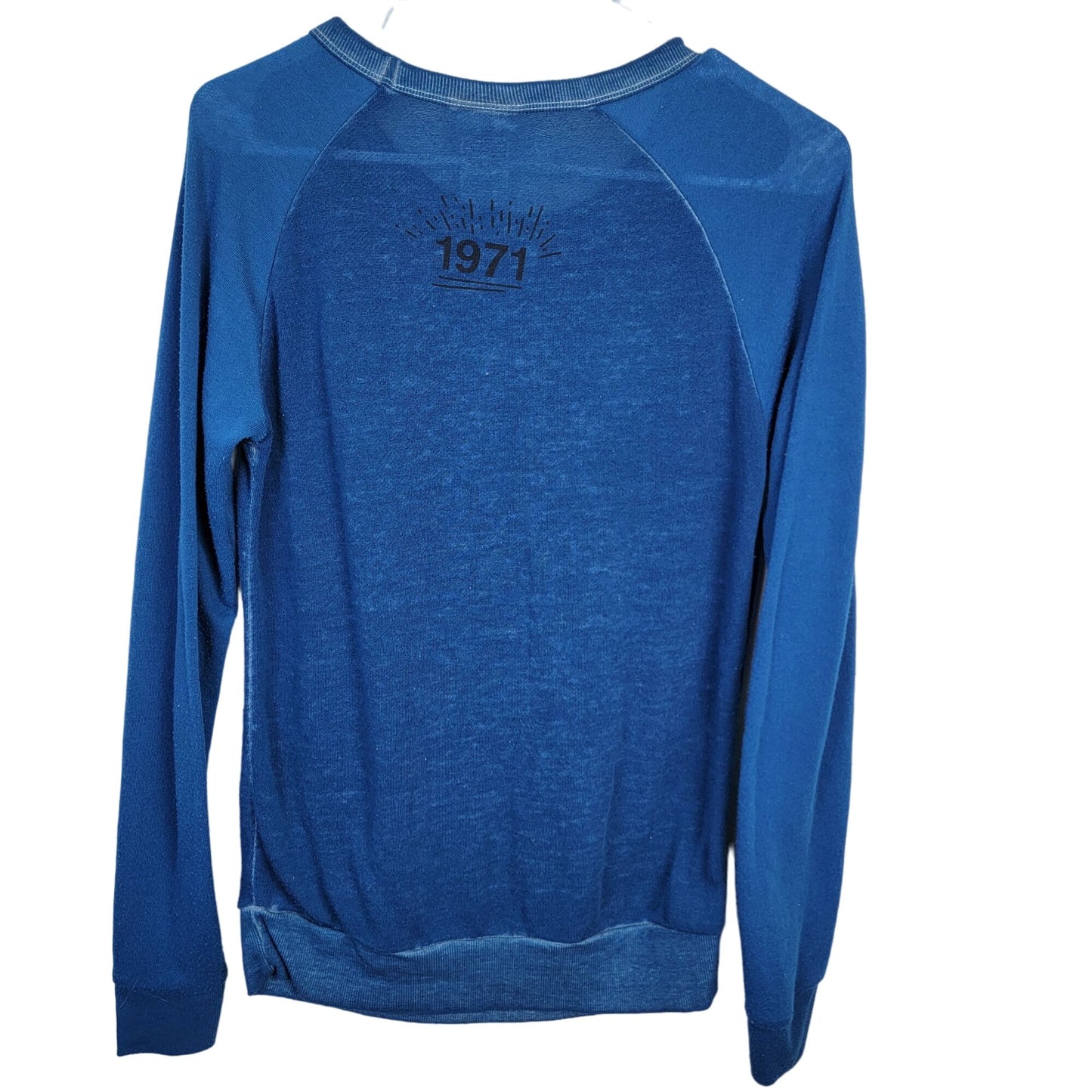 Walt Disney World Vintage Sweatshirt Women XS Blue Top Retro
