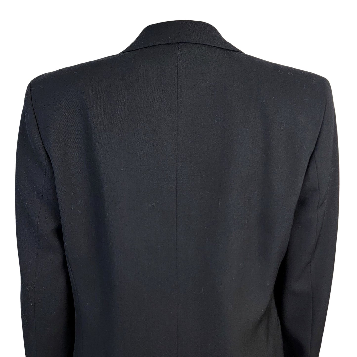 Austin Reed Vintage Wool Blazer Jacket Women 6 Suit Coat Black Formal Business