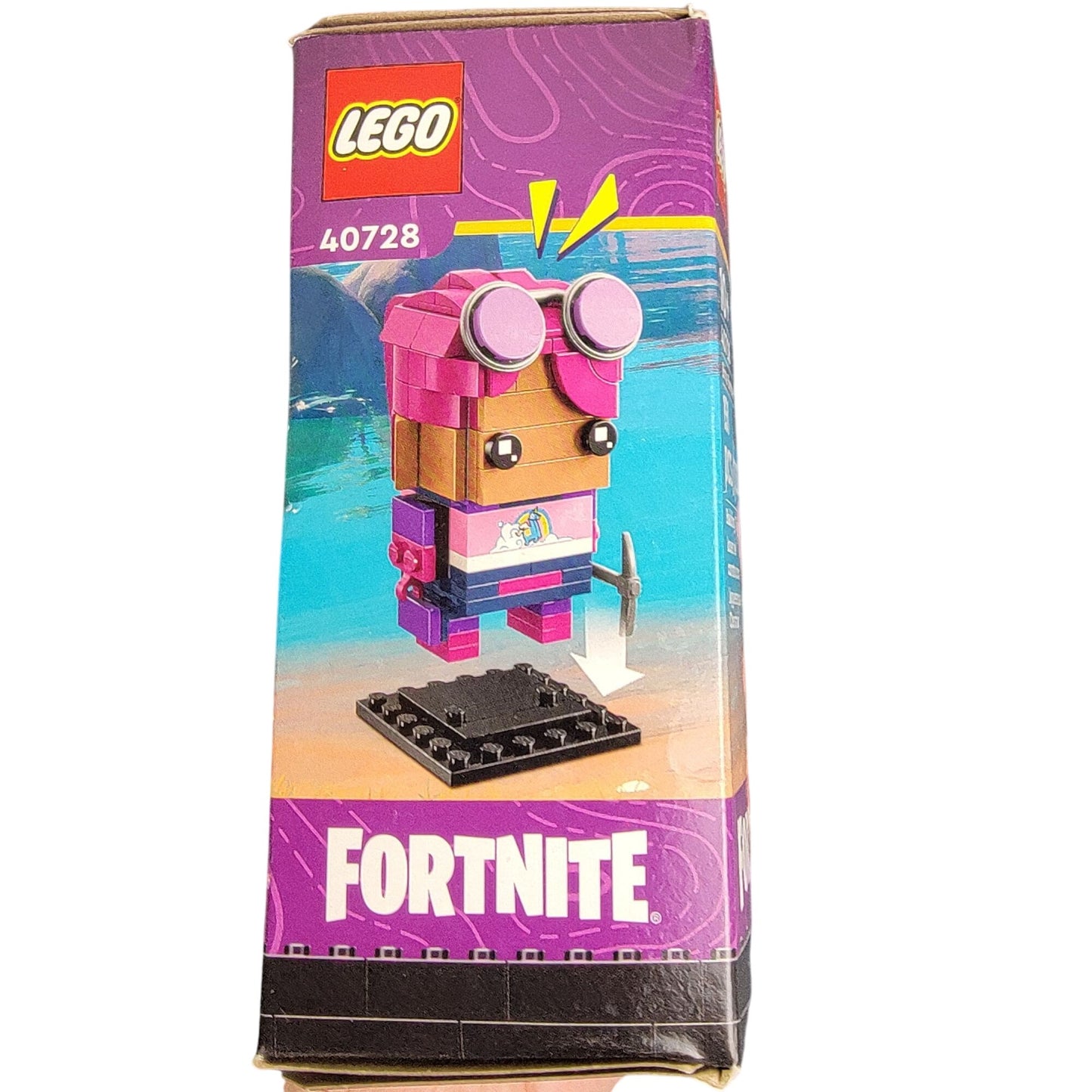 Lego Fortnite Brite Bomber 40728 Brick Headz Pink Building Set Toy New In Box