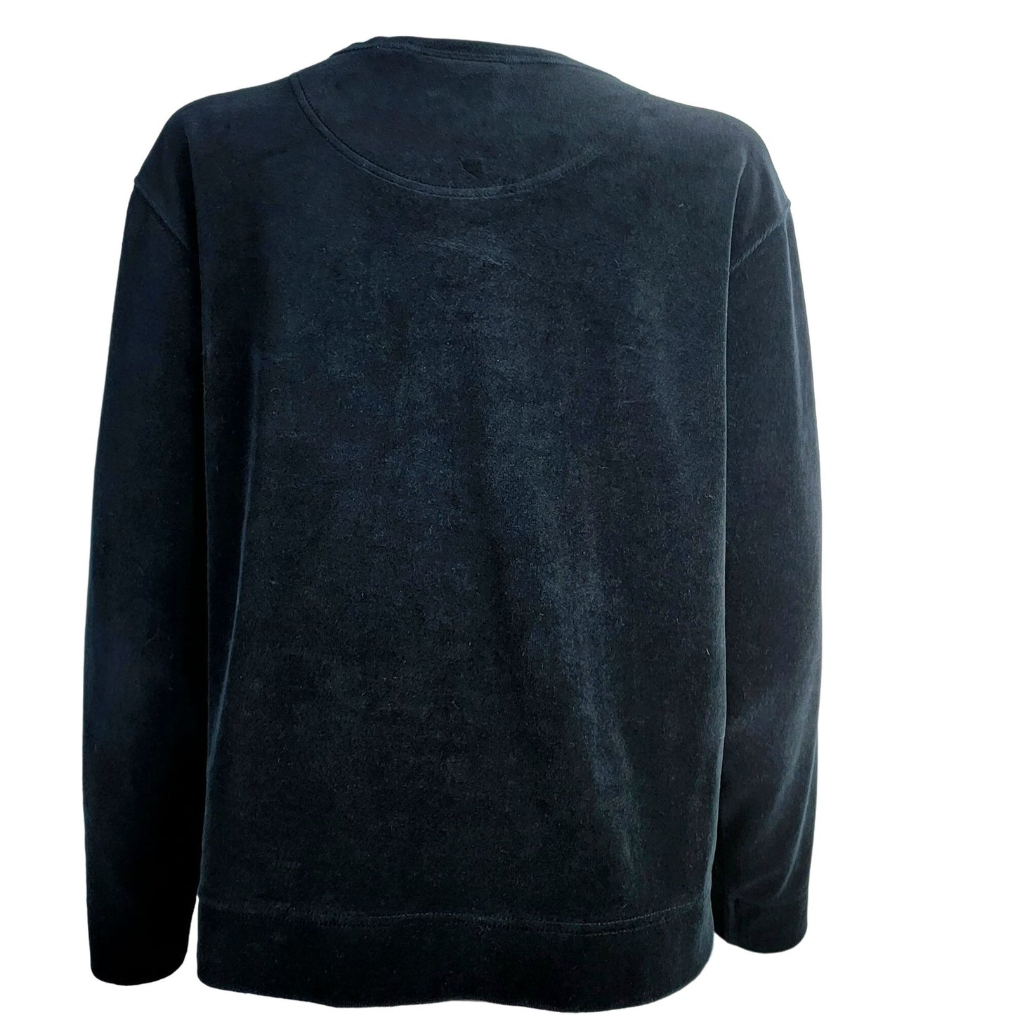 Nordstrom Vintage 90s Black Velvet Sweater Women Small
