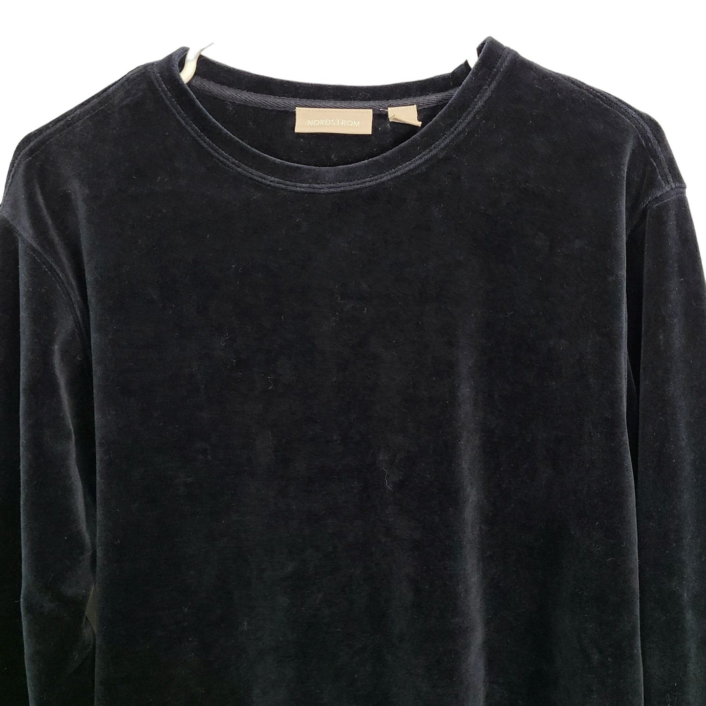 Nordstrom Vintage 90s Black Velvet Sweater Women Small